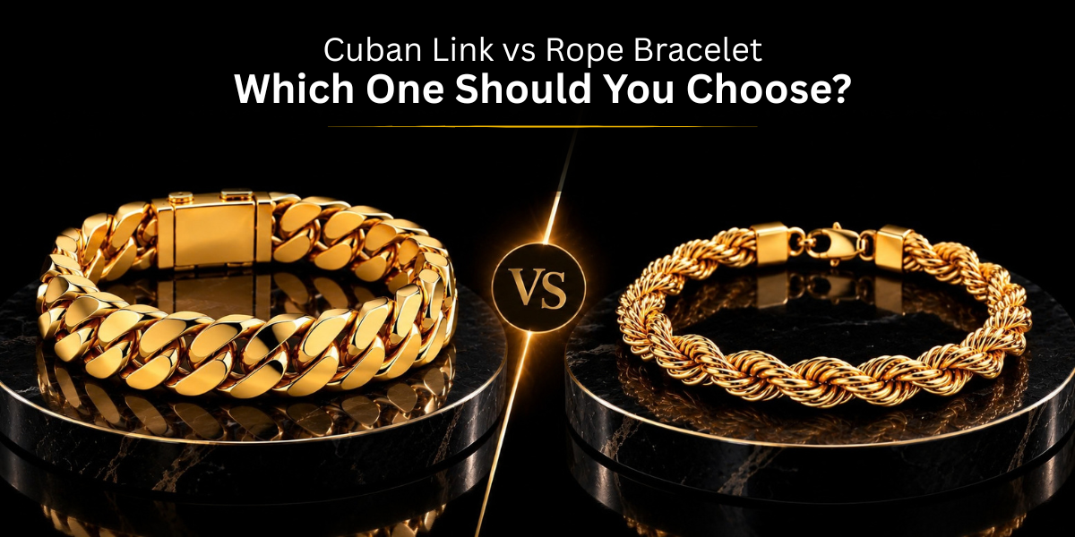 Cuban Link vs Rope Bracelet: Which One Should You Choose?