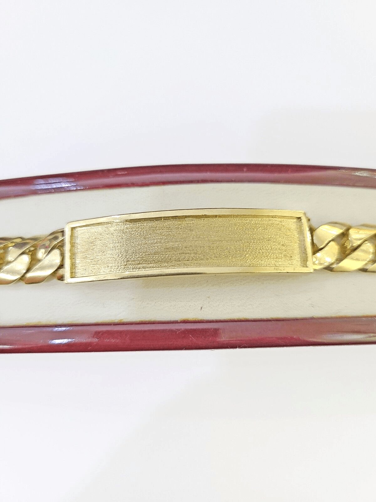 10K Gold ID Bracelet With Miami Cuban 10 mm 9" inches 10kt - GoldenlinQ