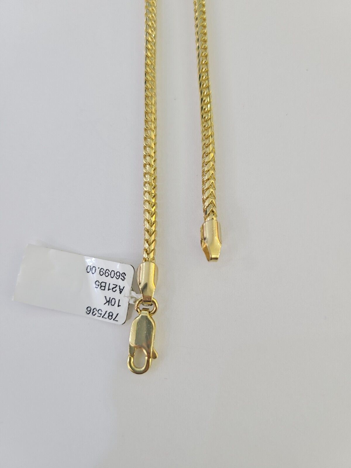 10K Gold Palm Chain Solid 2mm 18" 20" 22" 24" 26" Yellow Gold Real Men Women - GoldenlinQ