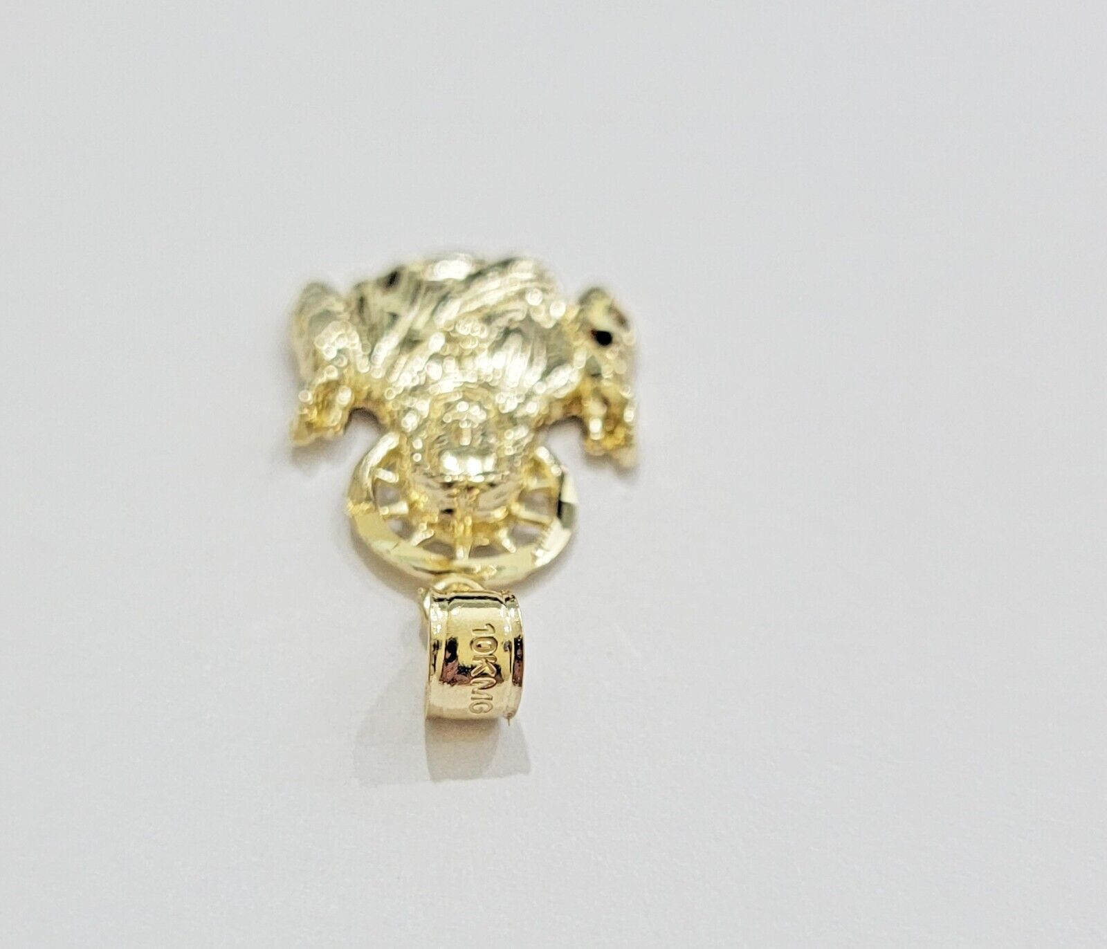 10k Gold Rope Chain Jesus Head pendant Set 3mm 24 Inch Necklace & Charm REAL 10k - GoldenlinQ