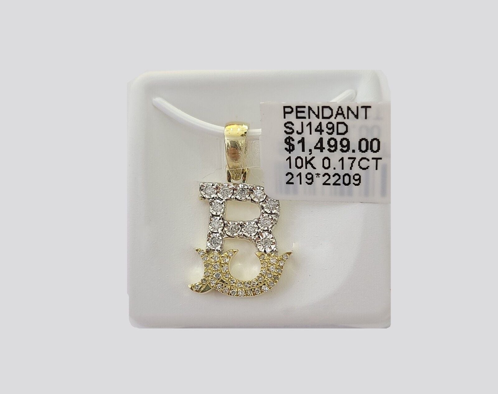 10k Real Yellow Gold Genuine Diamond Initial A - Z Alphabet Charm Letters Pendent - GoldenlinQ