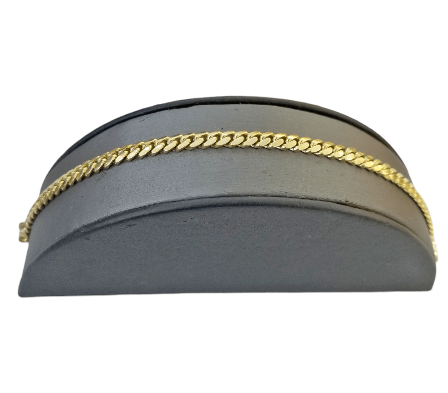 10k Solid Yellow Miami Cuban Link Bracelet 6mm 9" Inch Real 10Kt - GoldenlinQ