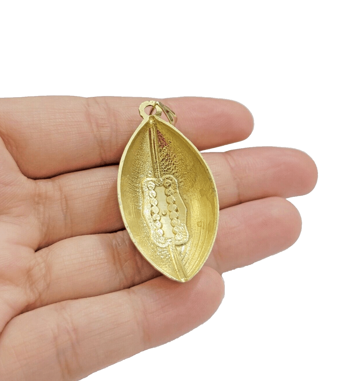 10k Yellow Gold American Football Charm Rope Chain 4mm 22 Inch Necklace Pendant - GoldenlinQ