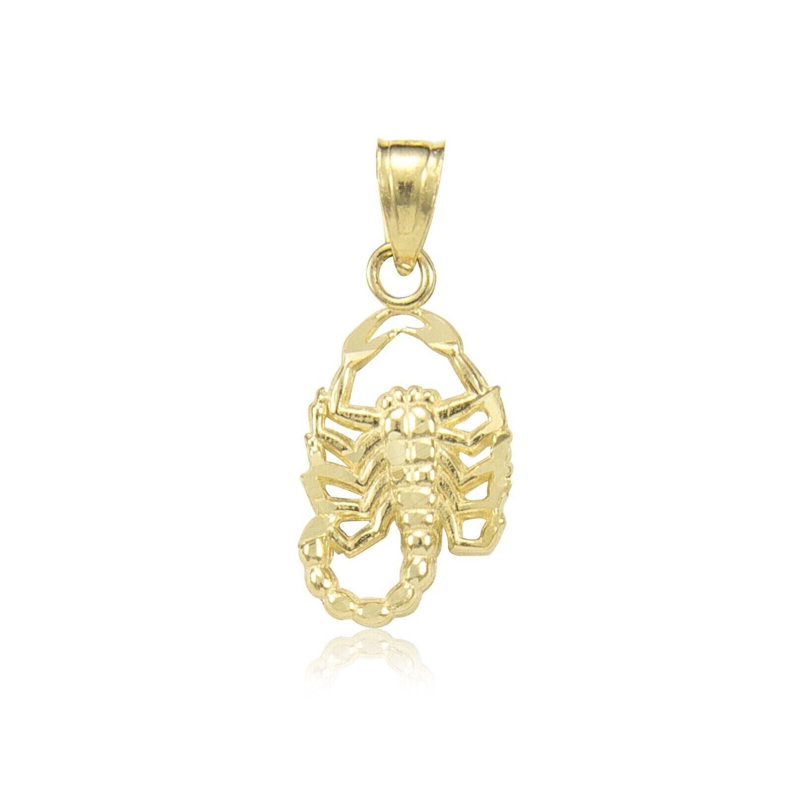10k Yellow Gold Charm Africa Continent Pendant Mens REAL 10KT With FREE SHIPPING - GoldenlinQ