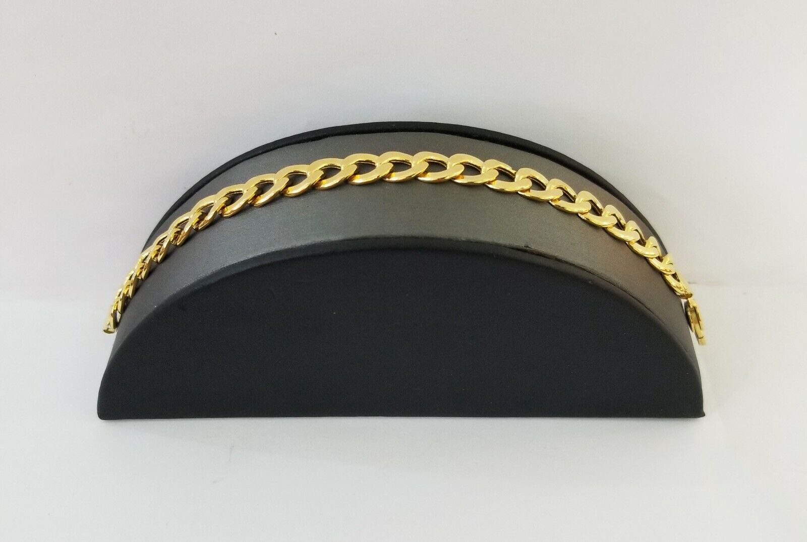 10k Yellow Gold Cuban Link Bracelet 10mm Link 8 inch Real gold hand chain 10kt - GoldenlinQ