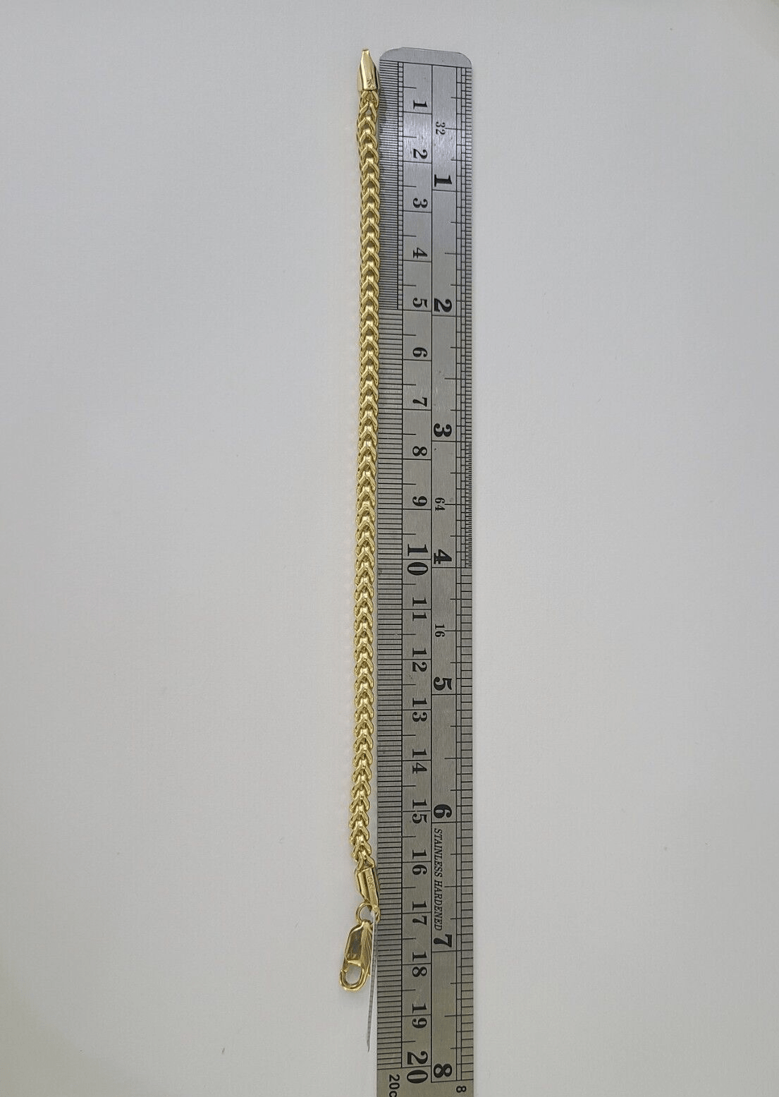 10k Yellow Gold Franco Bracelet 3mm 7.25" Inch Men Women Link Real - GoldenlinQ