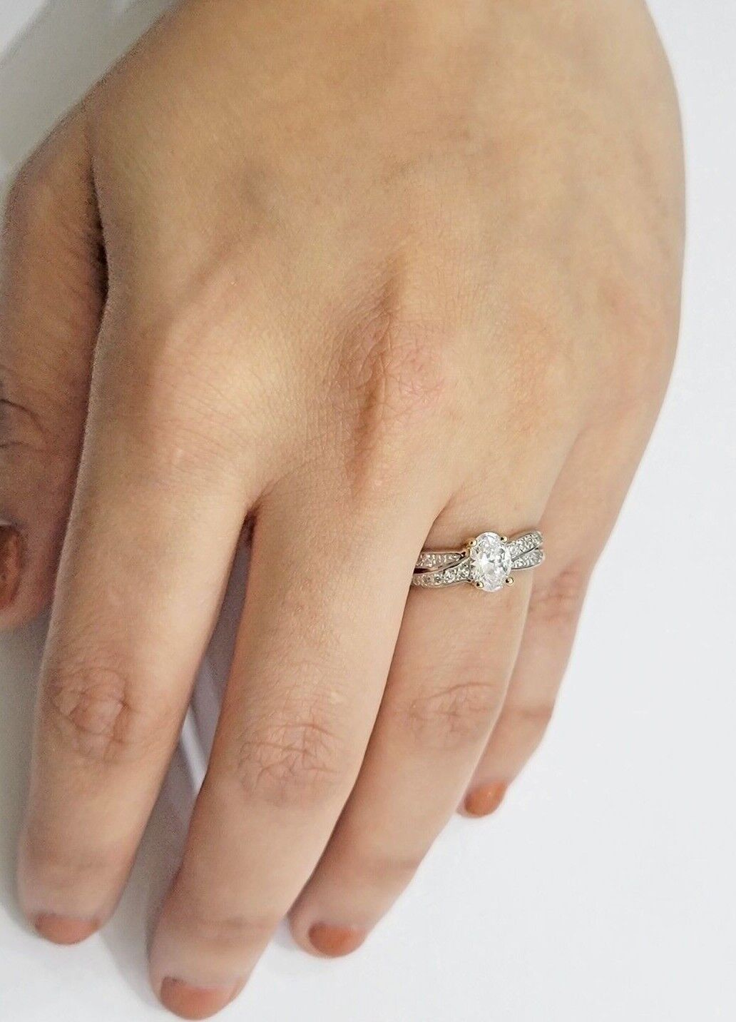 10k Yellow Gold Ladies Solitaire Ring For Womens Casual Band SALE Real Brand New - GoldenlinQ