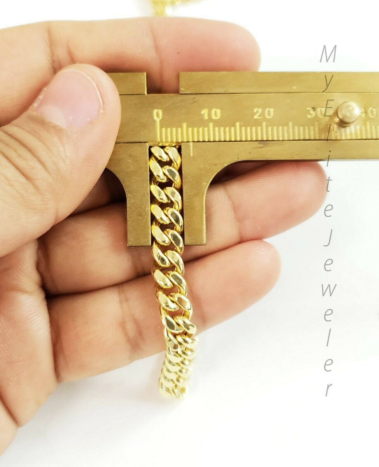 10k Yellow Gold Miami Cuban Link Chain necklace 6mm 26" inch Box Lock REAL 10KT - GoldenlinQ
