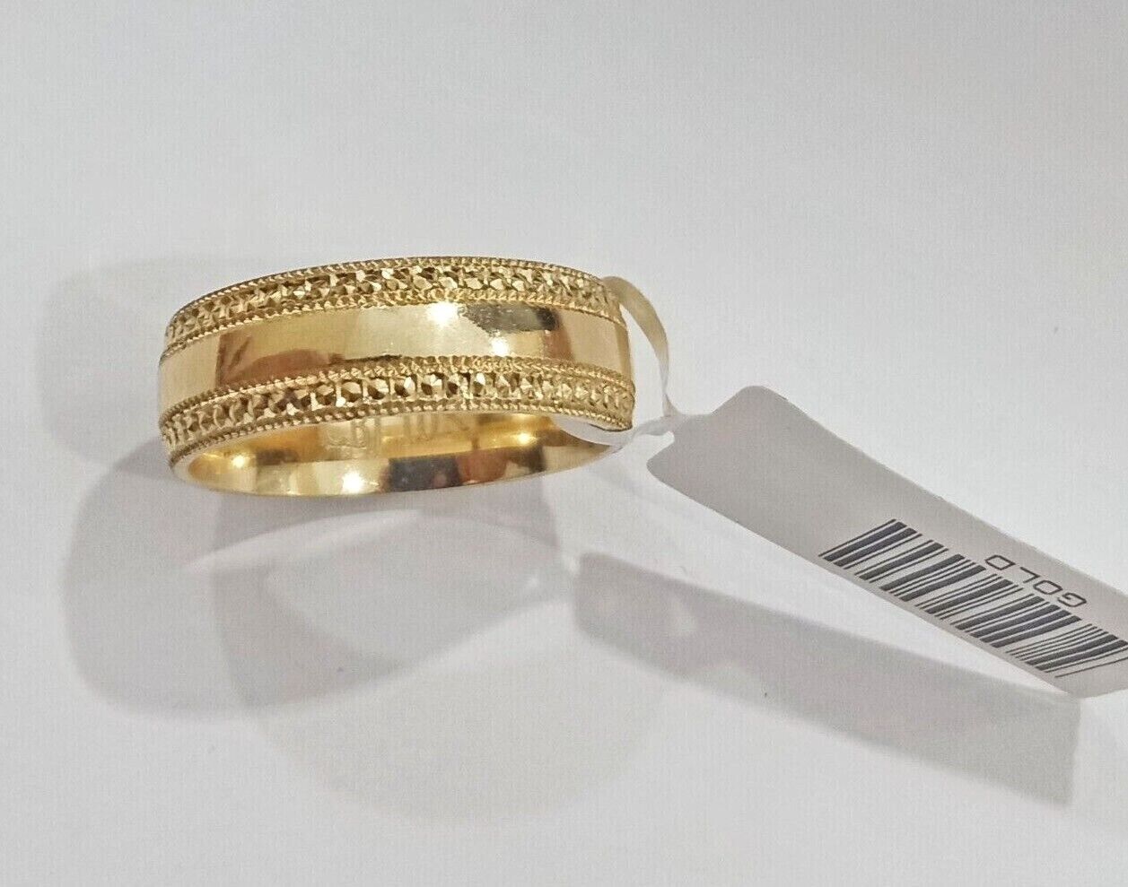 10k Yellow Gold Ring Band Men's Engagement Wedding Anniversary Real 10kt gold, 9 - GoldenlinQ