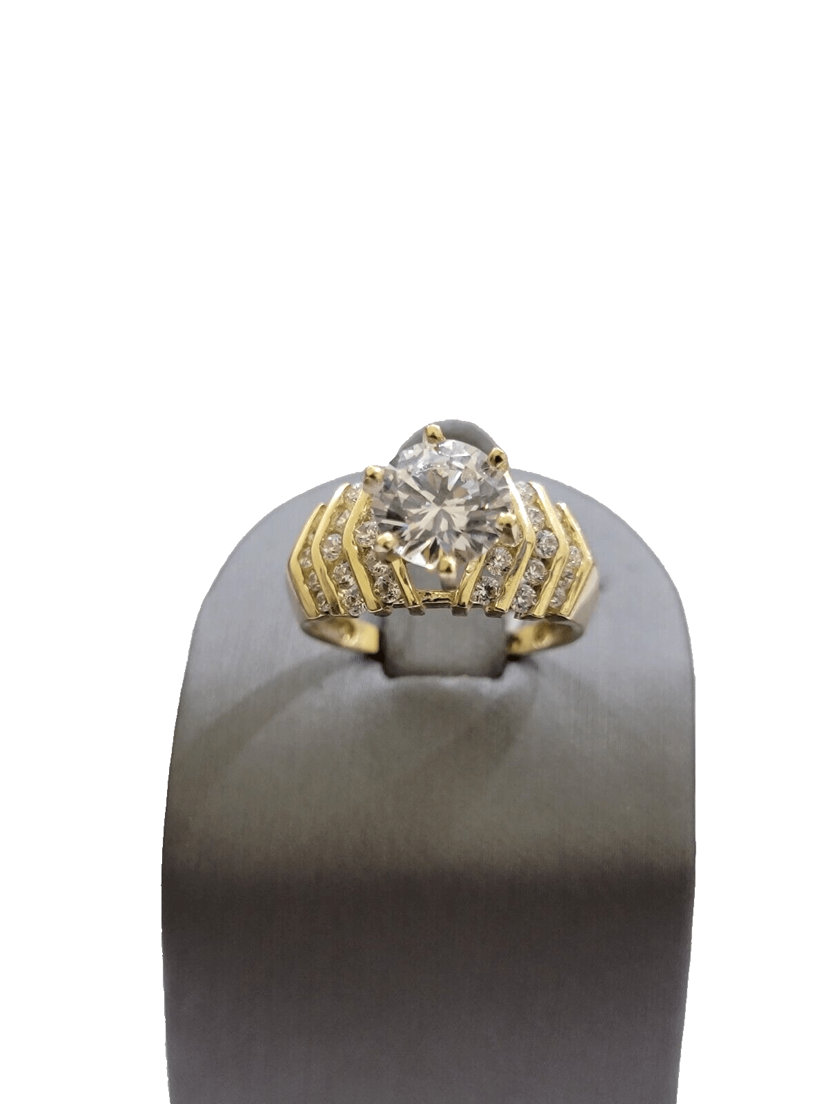 10k Yellow Gold Ring Ladies Wedding Band size 7 Real 10kt SALE Engagement Women - GoldenlinQ