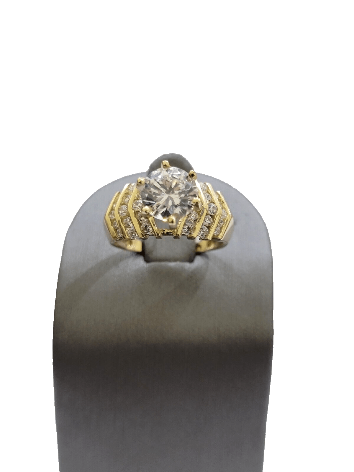 10k Yellow Gold Ring Ladies Wedding Band size 7 Real 10kt SALE Engagement Women - GoldenlinQ