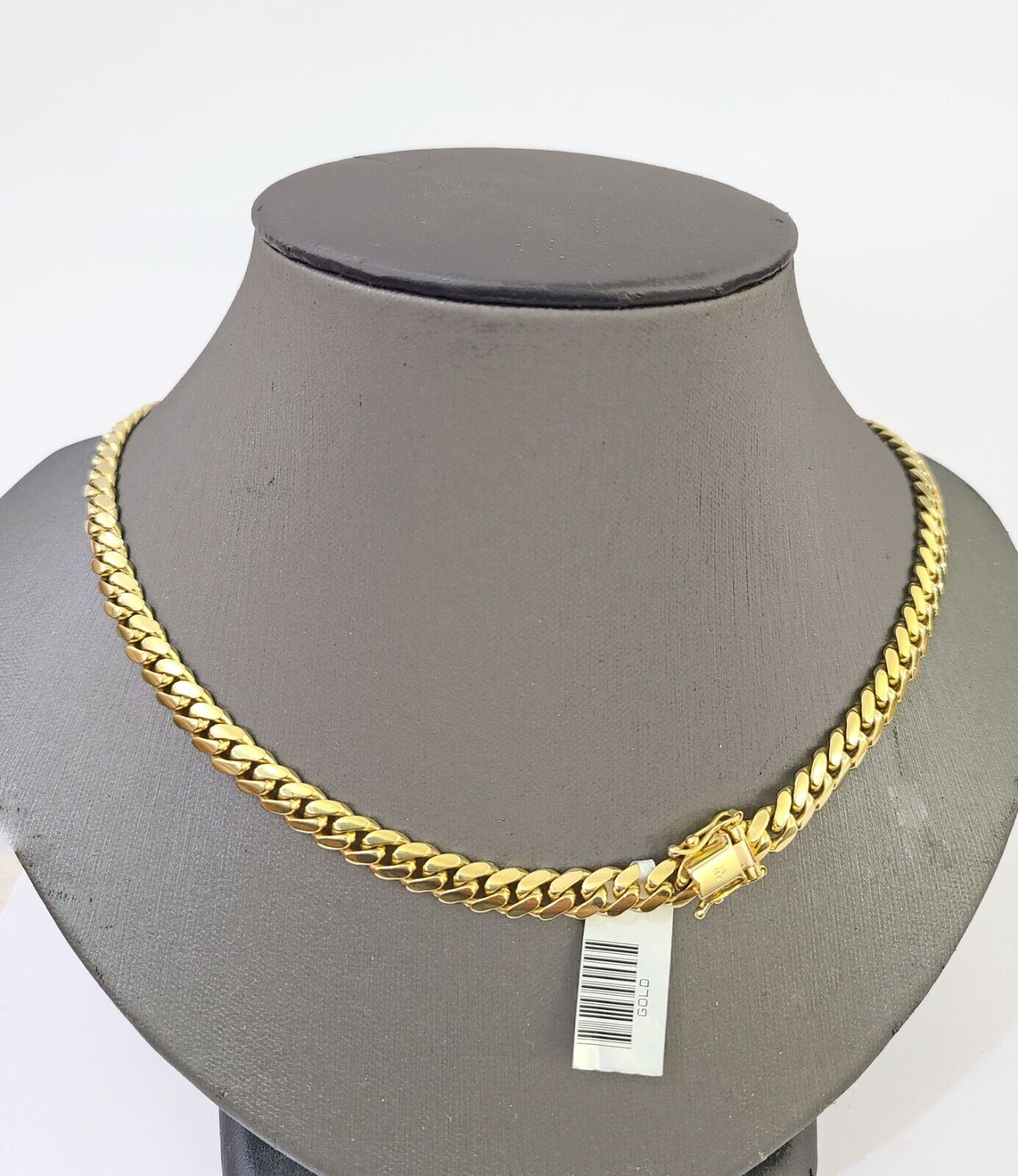 14k Gold Miami Cuban Link Chain Necklace 6mm 26" Box Lock REAL 14kt Yellow Gold - GoldenlinQ