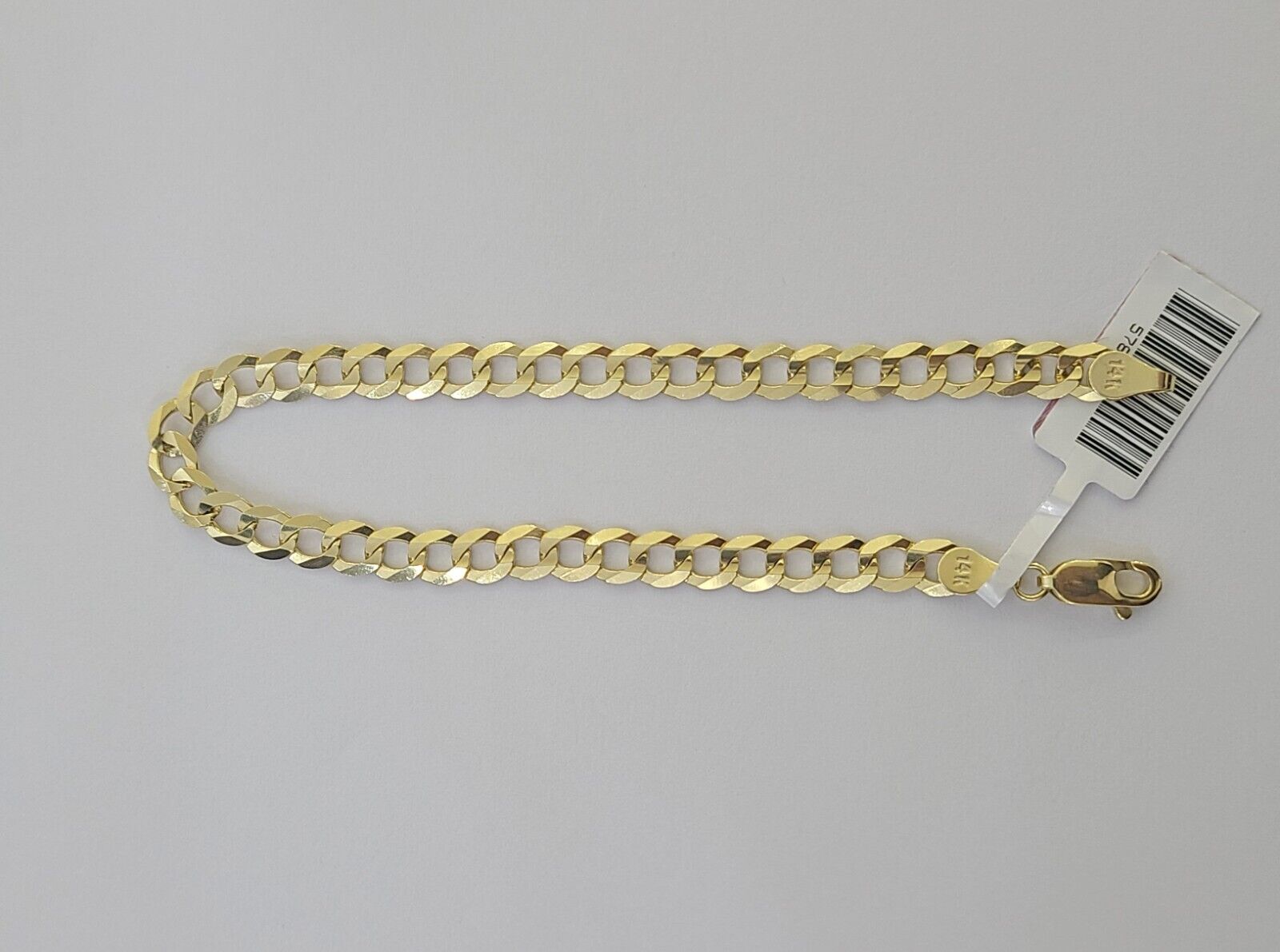 14K Real Yellow Gold Miami Cuban Curb Bracelet 6 mm Link 8" inch 14K - GoldenlinQ