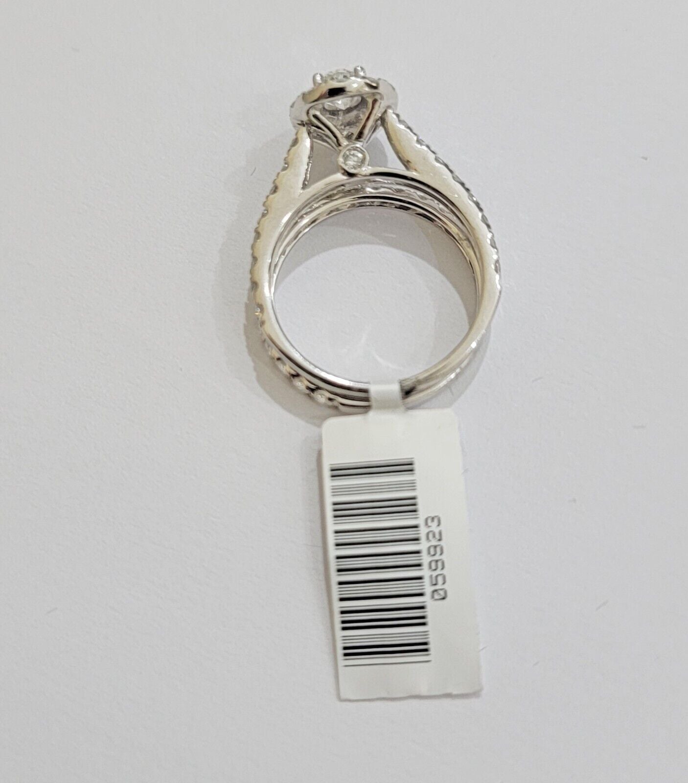 14k White Gold Diamond Ring & Band Ladies 2CT Oval Solitaire Wedding Engagement - GoldenlinQ