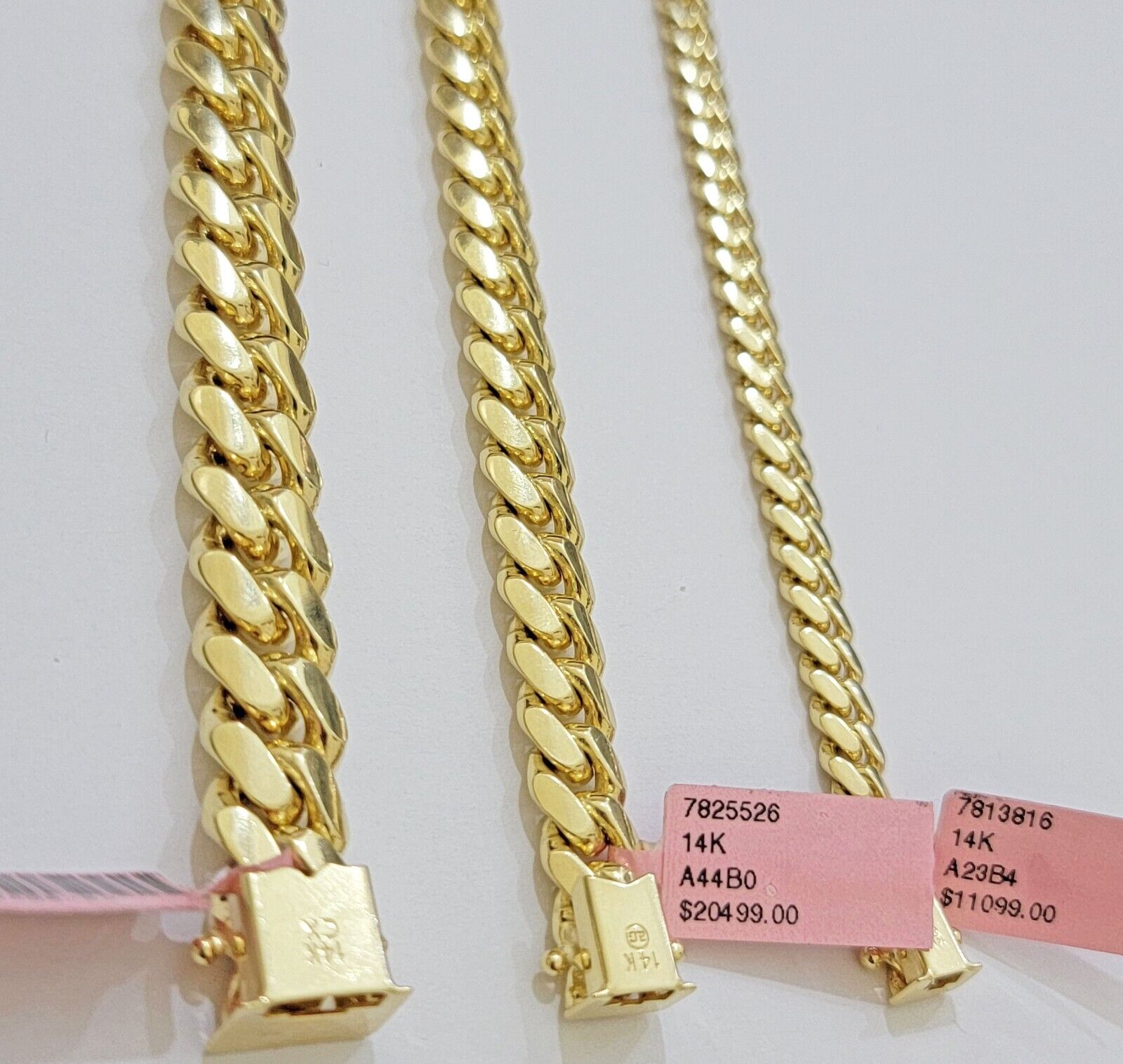 14k Yellow Gold Bracelet Miami Cuban Link 6mm - 10 mm 7.5 - 9 Inch REAL 14kt SOLID - GoldenlinQ