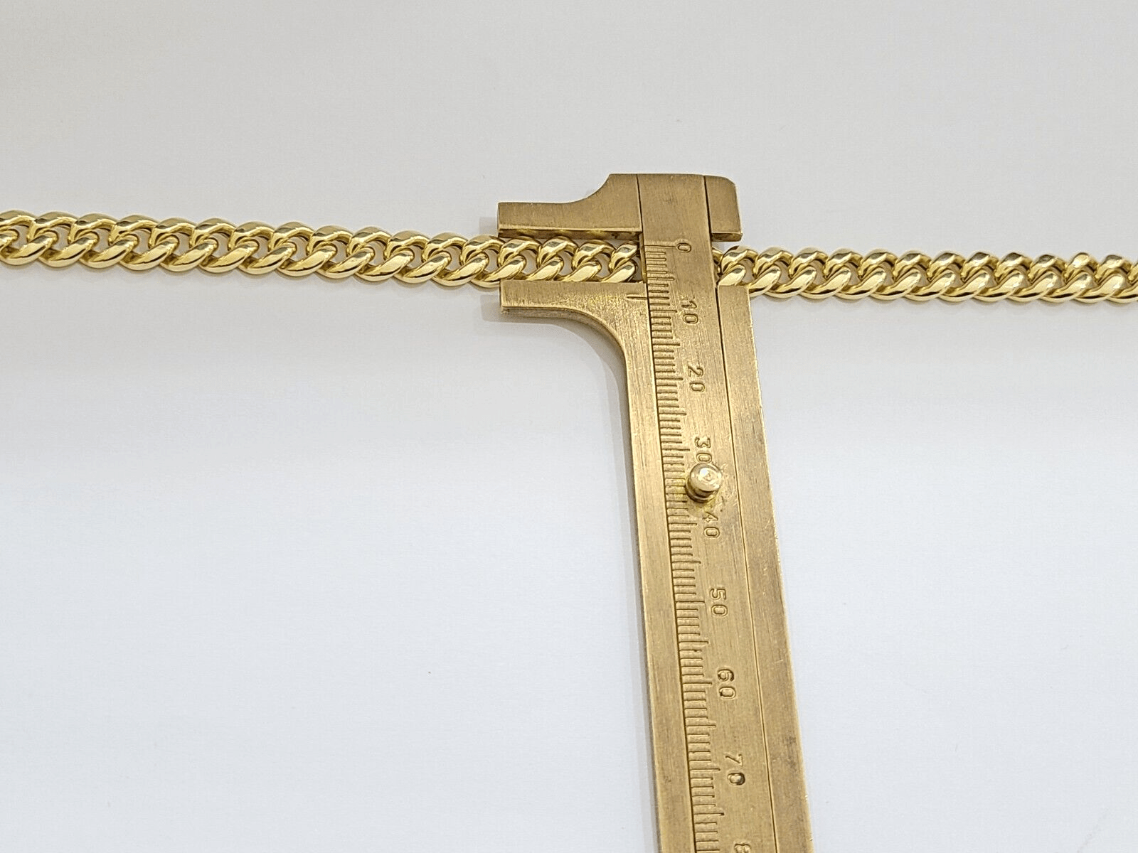 14k Yellow Gold Miami Cuban Link Chain 8mm 20" Necklace Box Lock REAL - GoldenlinQ