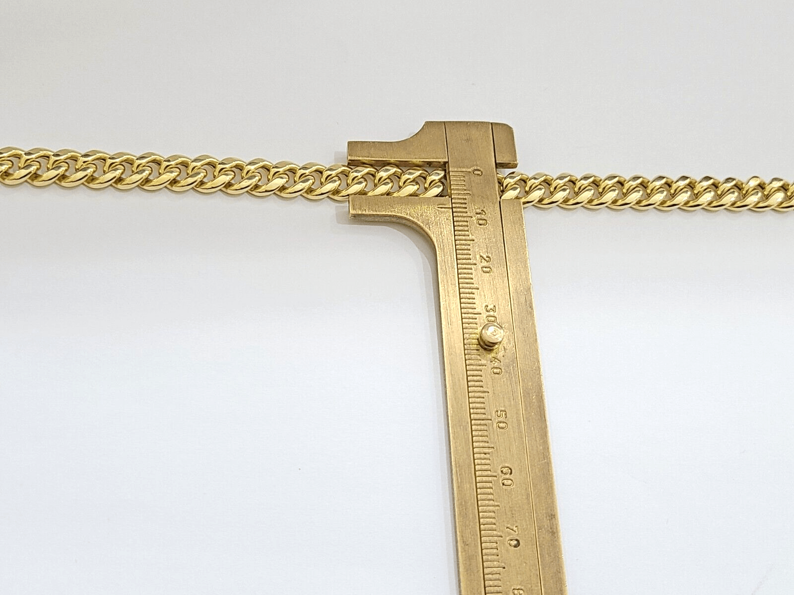 14k Yellow Gold Miami Cuban Link Chain 8mm 26" Necklace Box Lock REAL 14kt - GoldenlinQ