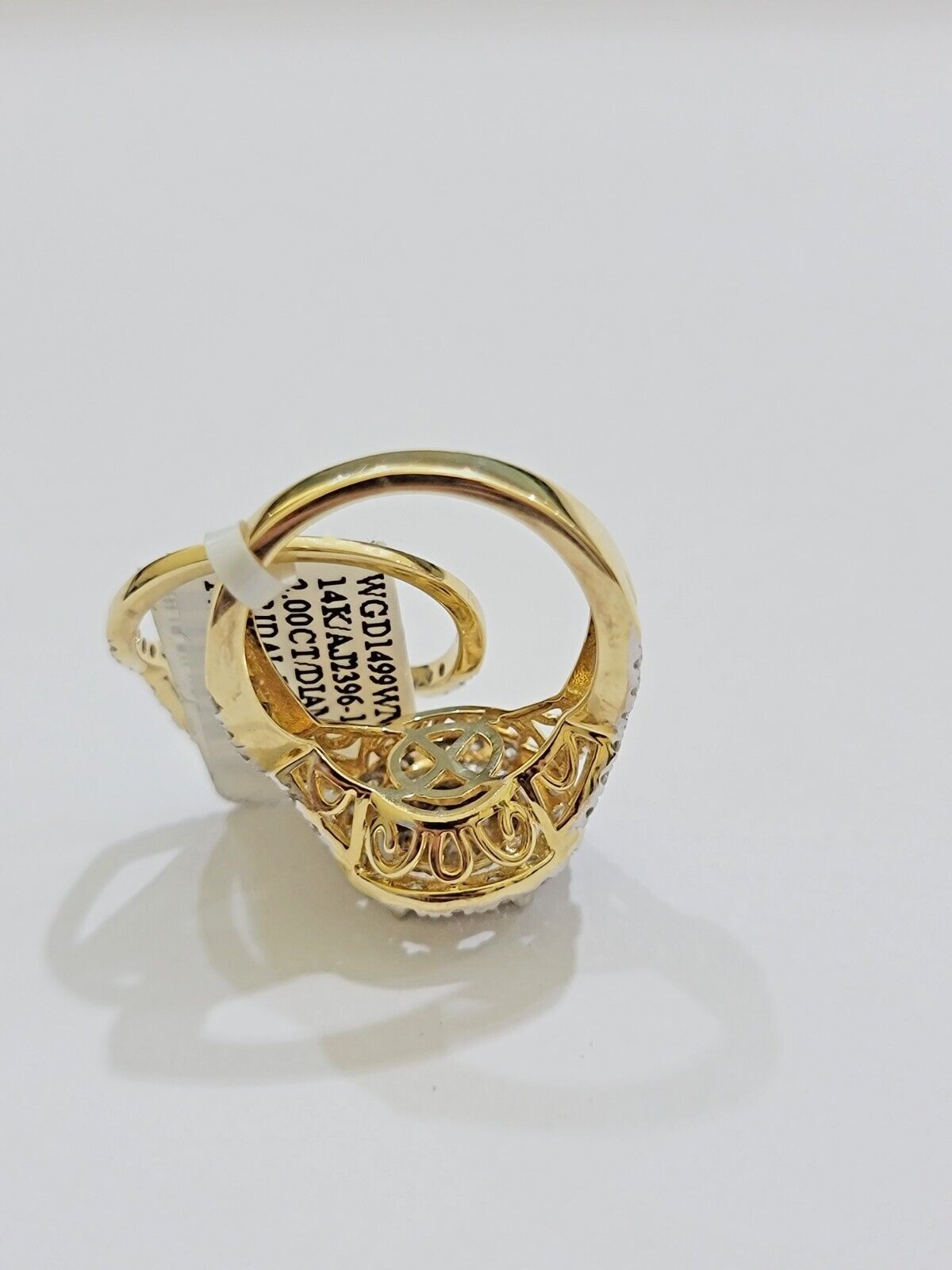 14kt Yellow Gold 2CT Diamond Ring Band Ladies Bridal Set Wedding Engagement SALE - GoldenlinQ