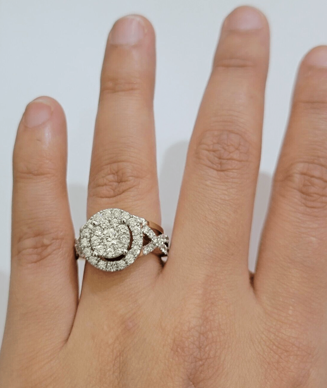 14kt Yellow Gold 2CT Diamond Ring Band Ladies Bridal Set Wedding Engagement SALE - GoldenlinQ