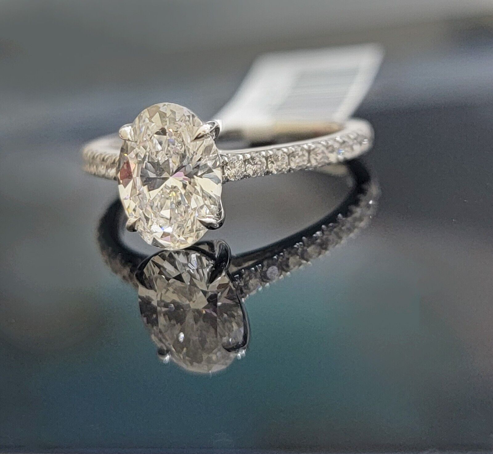 1.75 CT Diamond Solitaire 14k Gold Engagement Wedding Ladies Ring lab - created - GoldenlinQ