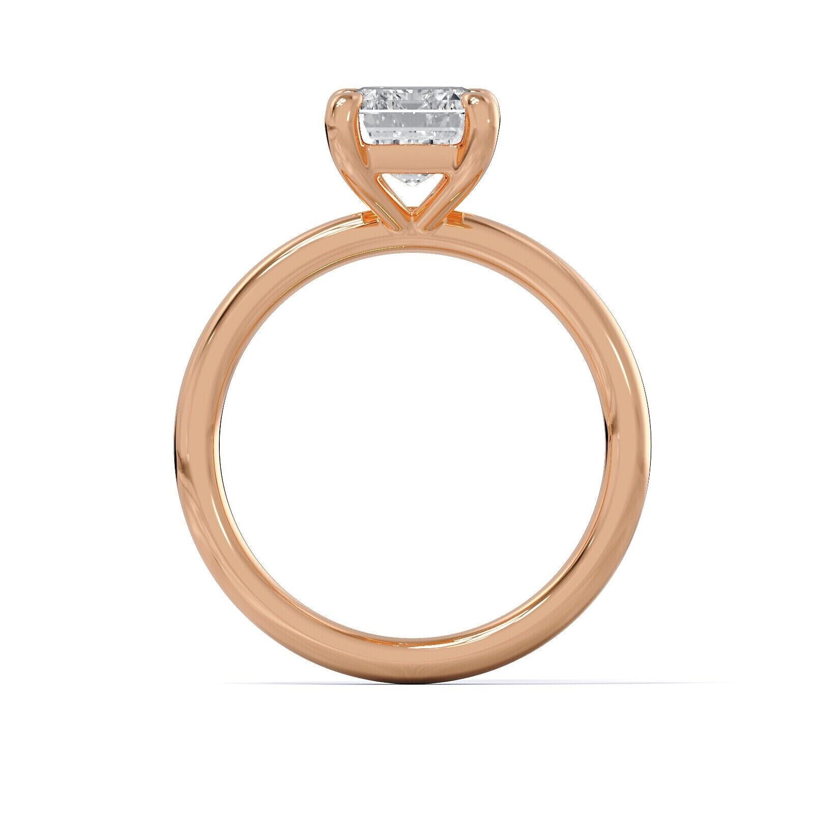 1CT IGI Certified Diamond Engagement Ring VS2 D Oval Lab - created 14k Yellow Gold - GoldenlinQ