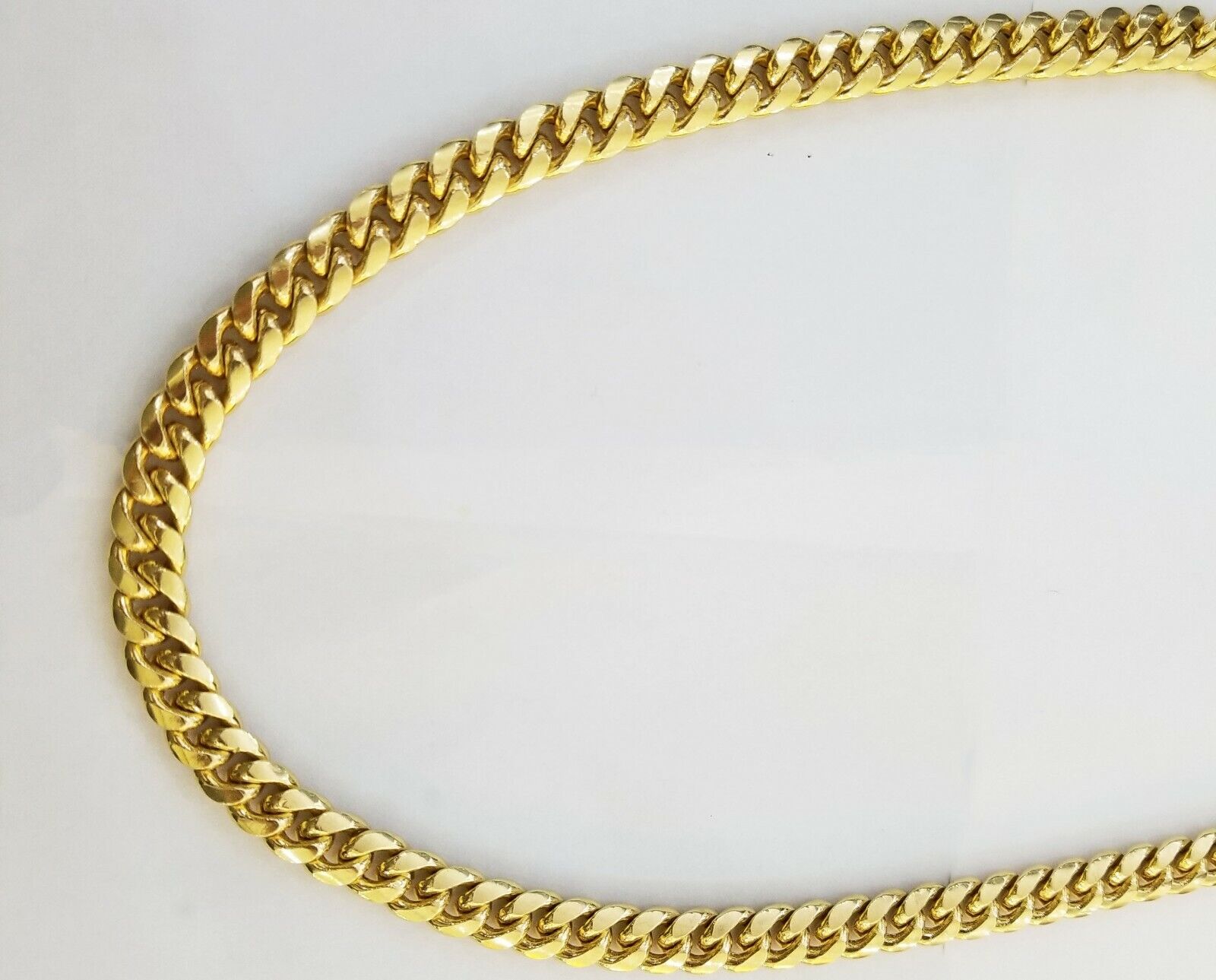 26" inch Real 14K Yellow Gold miami cuban chain 11mm Necklace Lobster lock 14kt