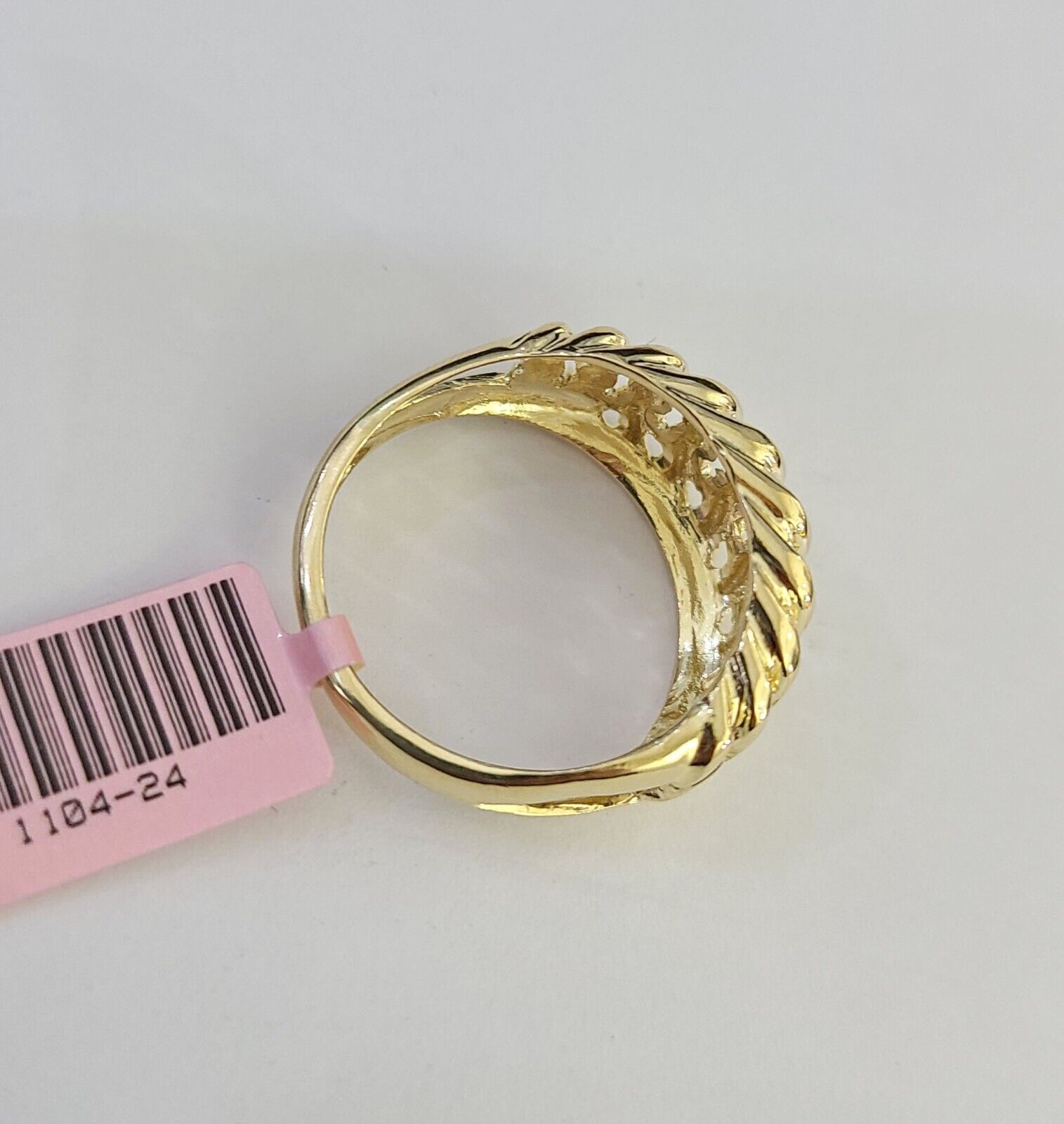Real 14k Princesa Ring Yellow Gold Casual Ring 14kt Genuine Mens All Sizes
