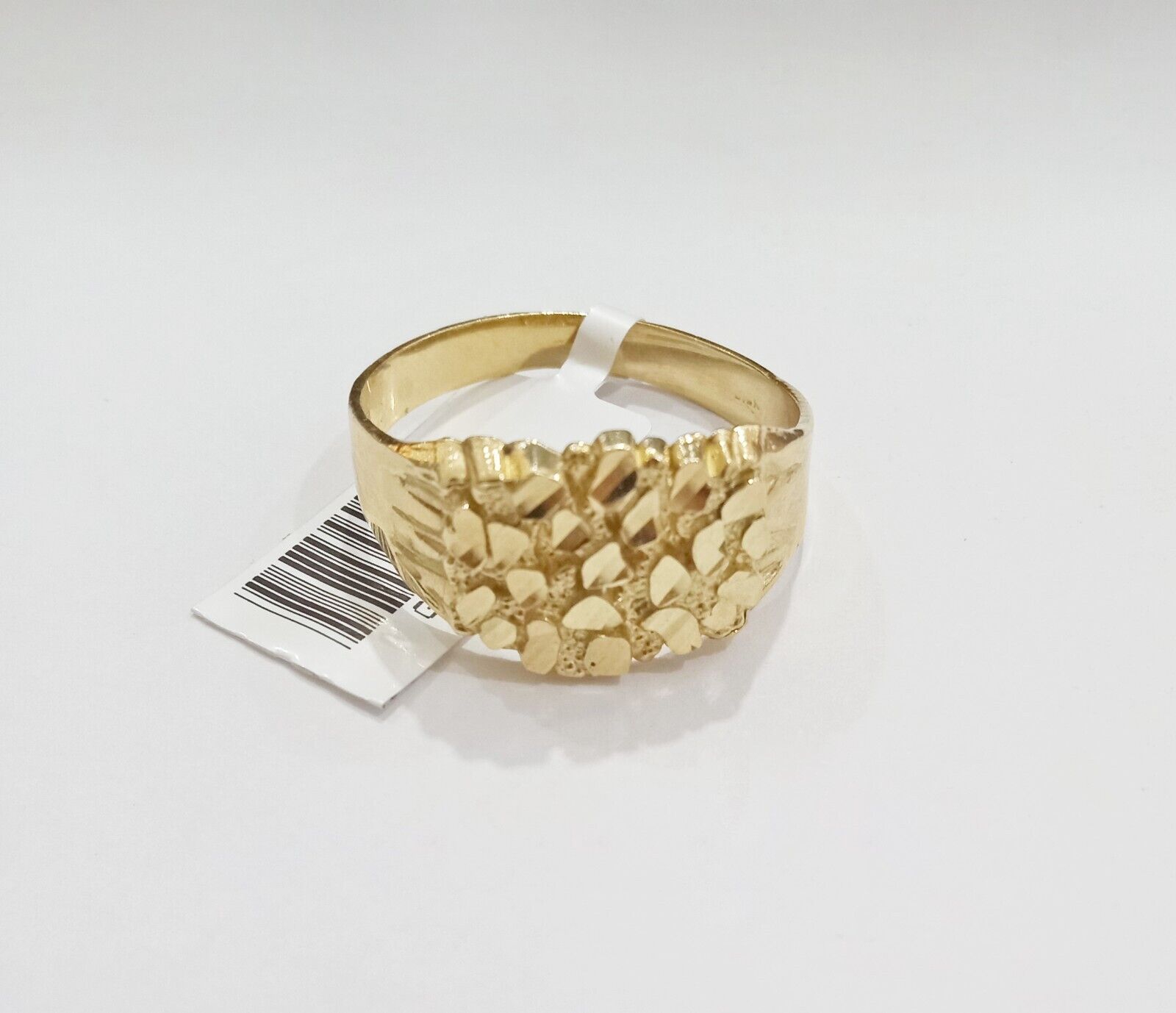 Real 10k Yellow Gold Nugget Ring Band All Sizes 10kt gold Casual  Pinky