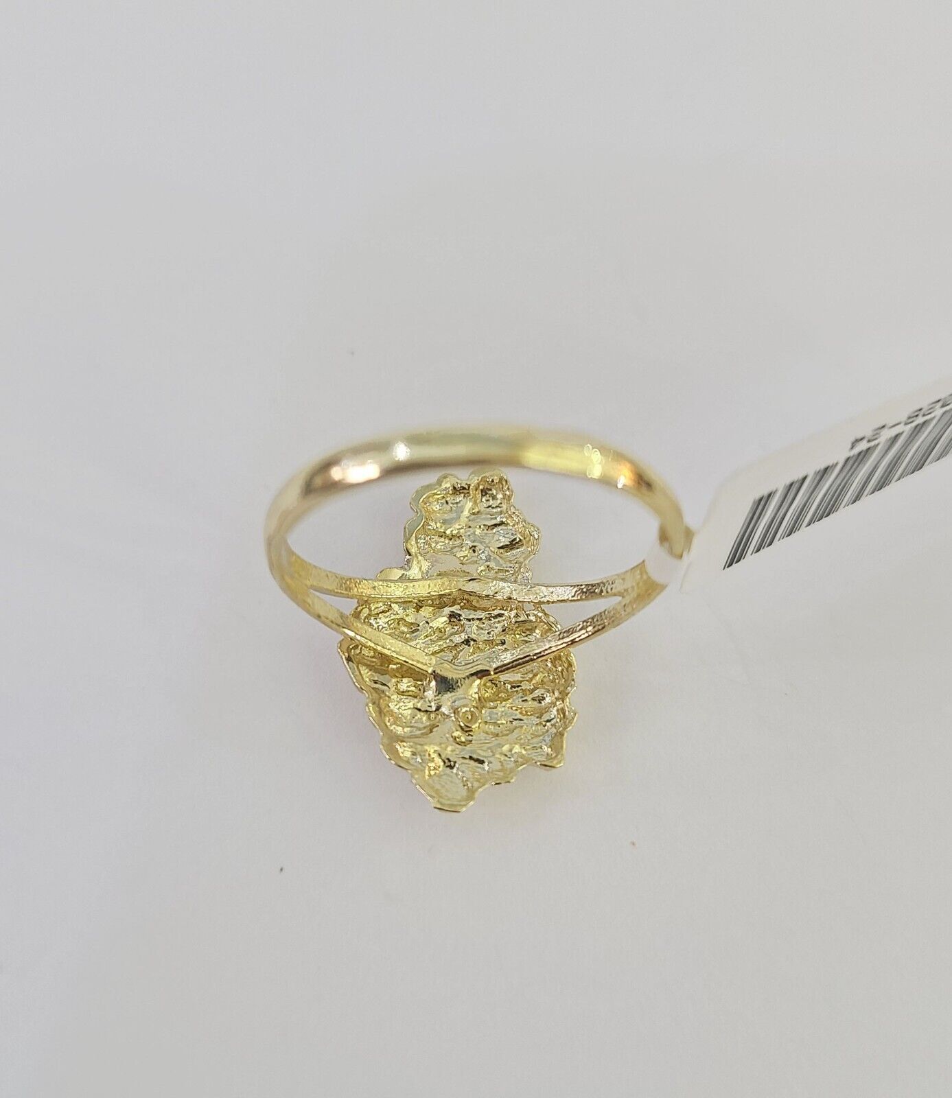 Real 10k Nugget Ring Yellow Gold Casual Ring 10kt Genuine All Sizes