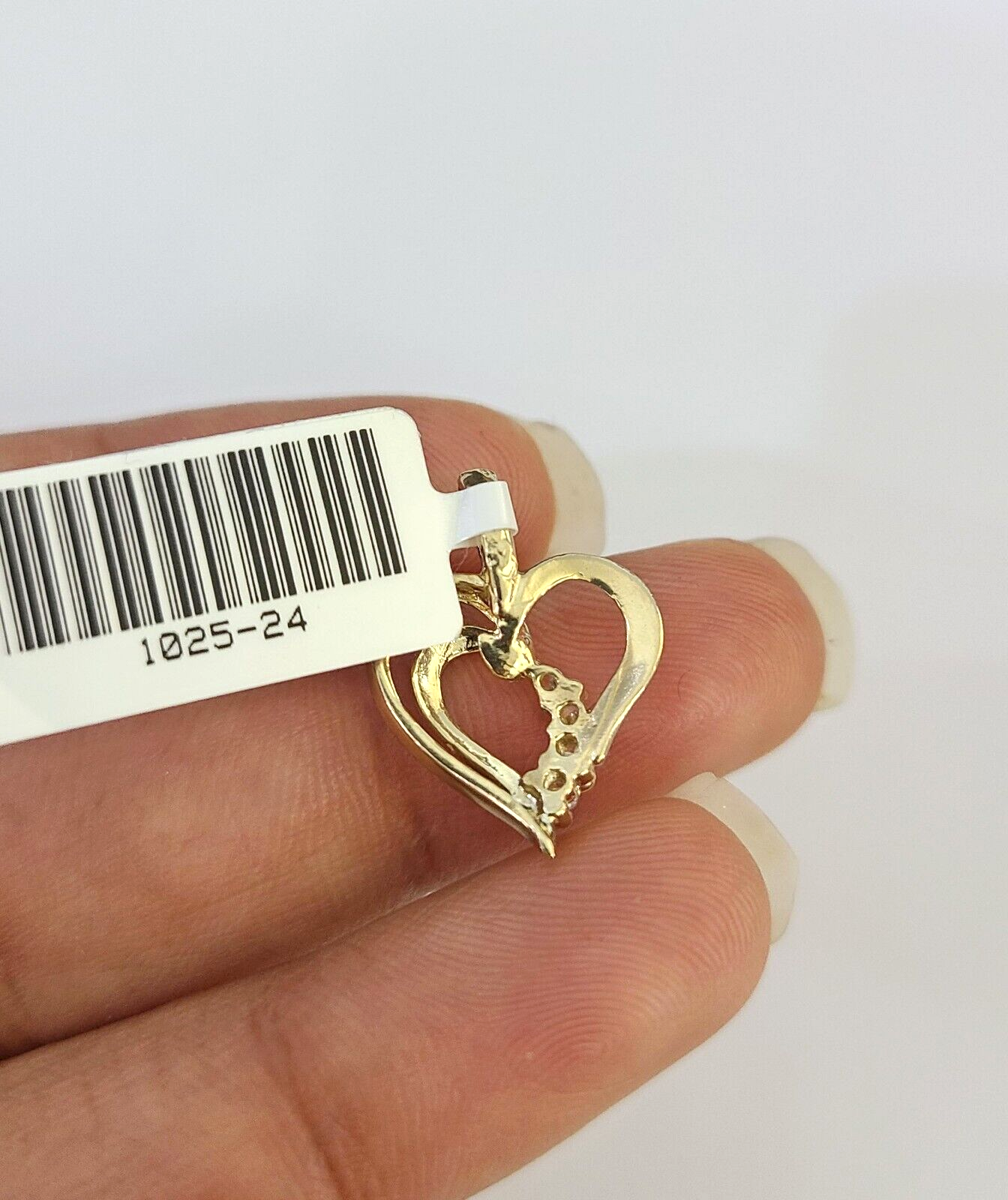 10K Solid Franco Chain Heart Pendant Charm Necklace 16"-22" 1mm Gold Ladies