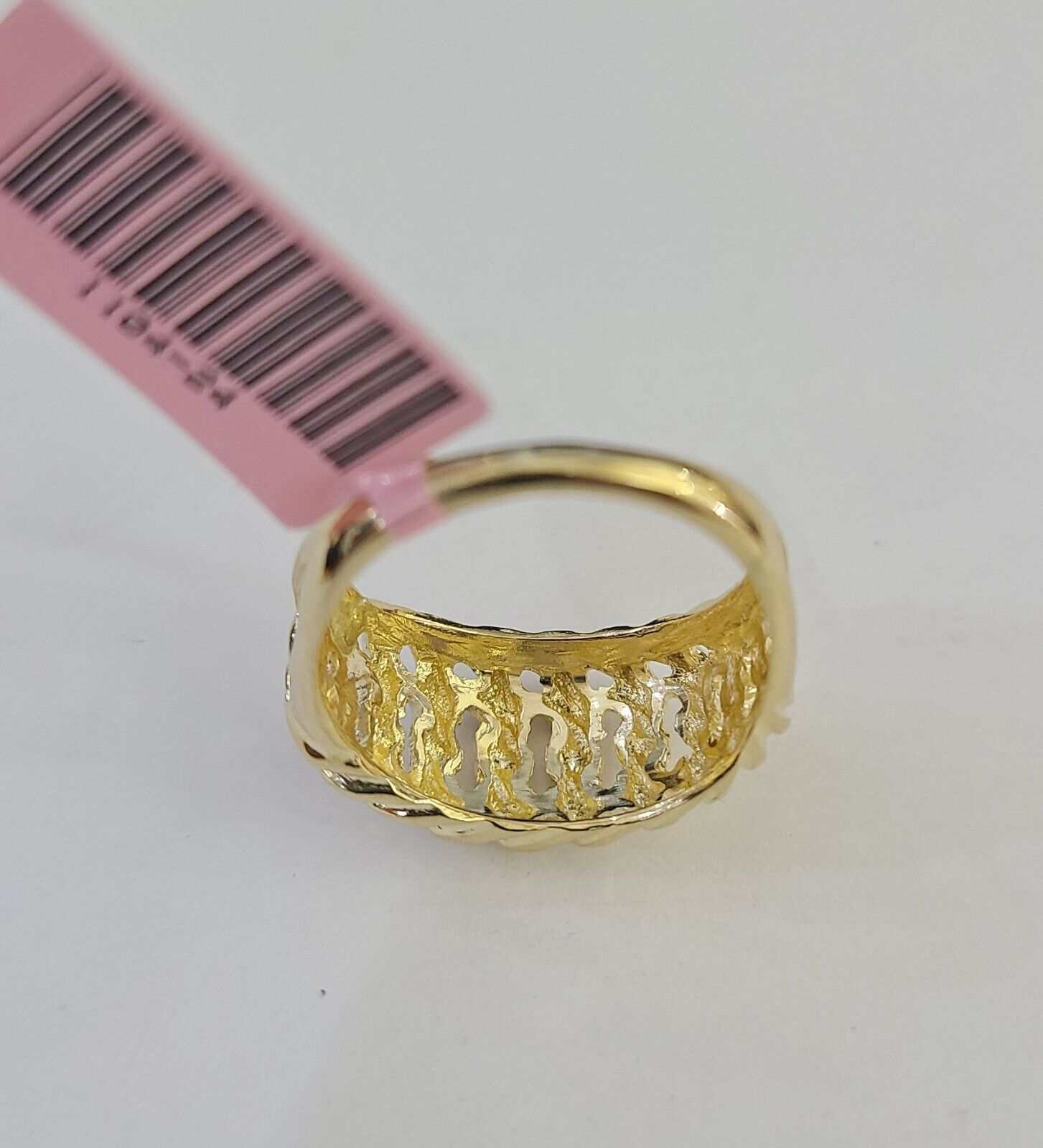 Real 14k Princesa Ring Yellow Gold Casual Ring 14kt Genuine Mens All Sizes