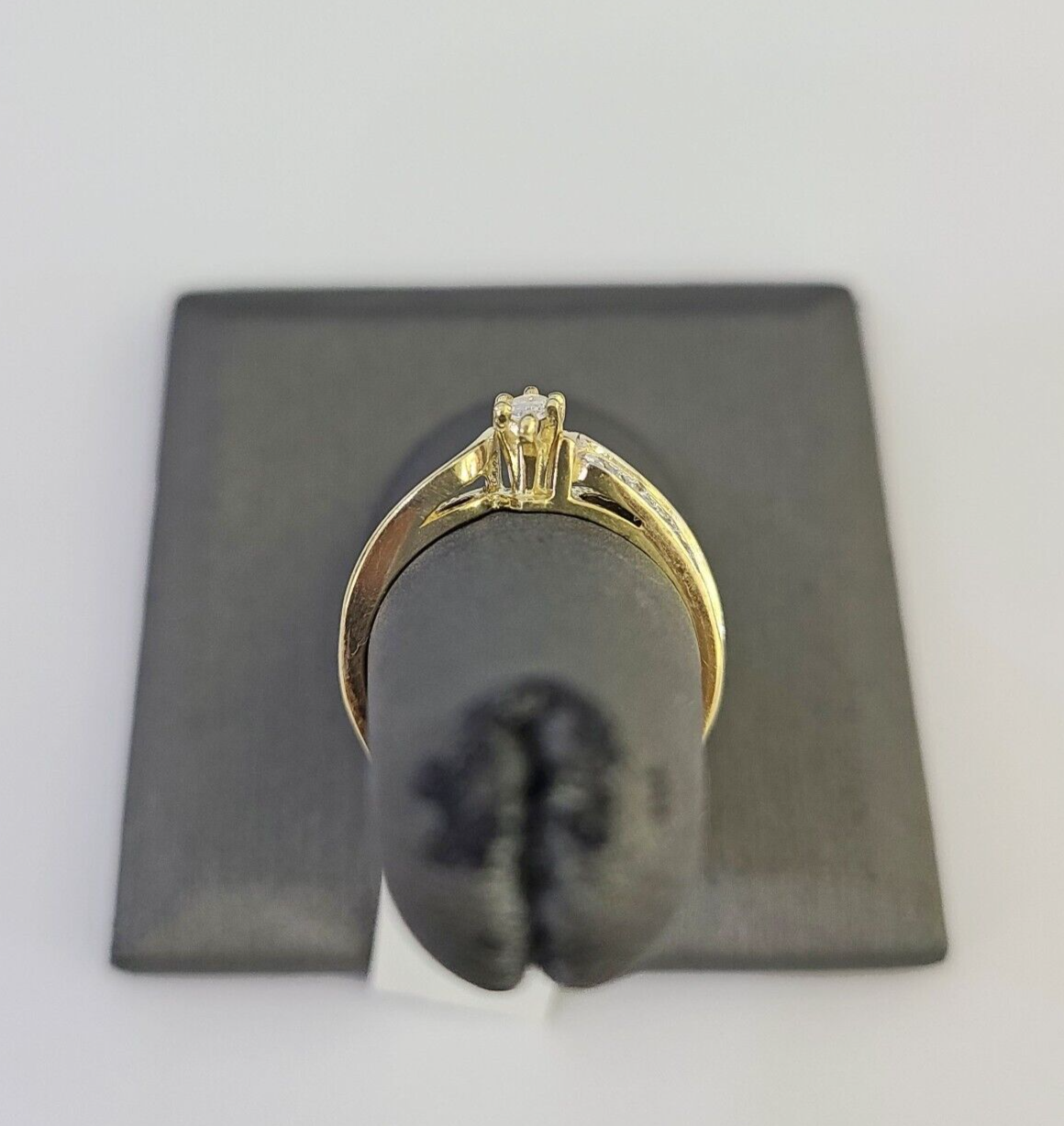 Real 10k Yellow Gold Ring Wedding Engagement Casual 10Kt Genuine All Sizes