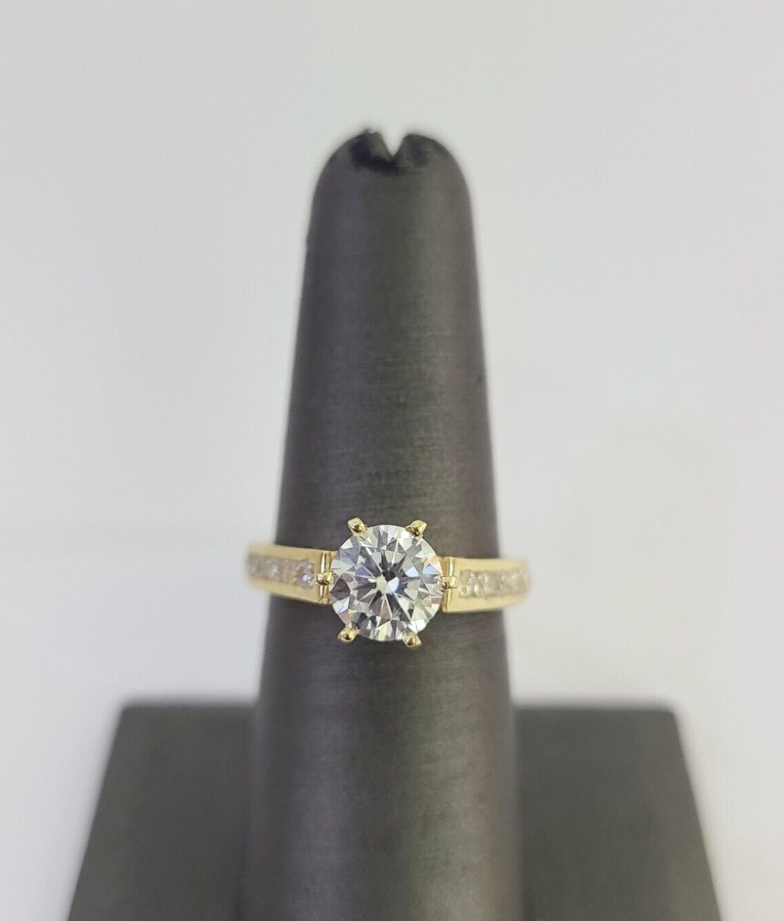 Real 10k Yellow Gold Ring Wedding Engagement Casual 10Kt Genuine All Sizes