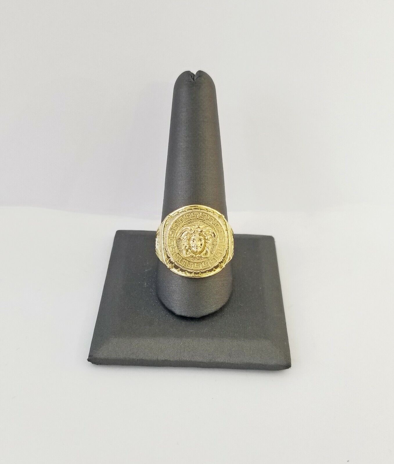 Real 10k gold circular sizable ring ,10kt yellow size 11 Casual Circle Band Men
