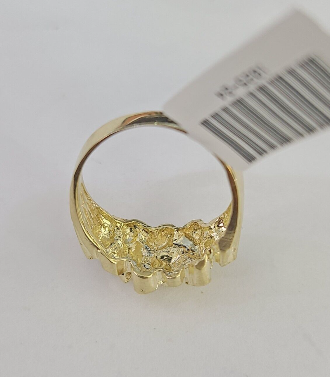 Real 10k Nugget Ring Yellow Gold Casual Ring 10kt Genuine All Sizes