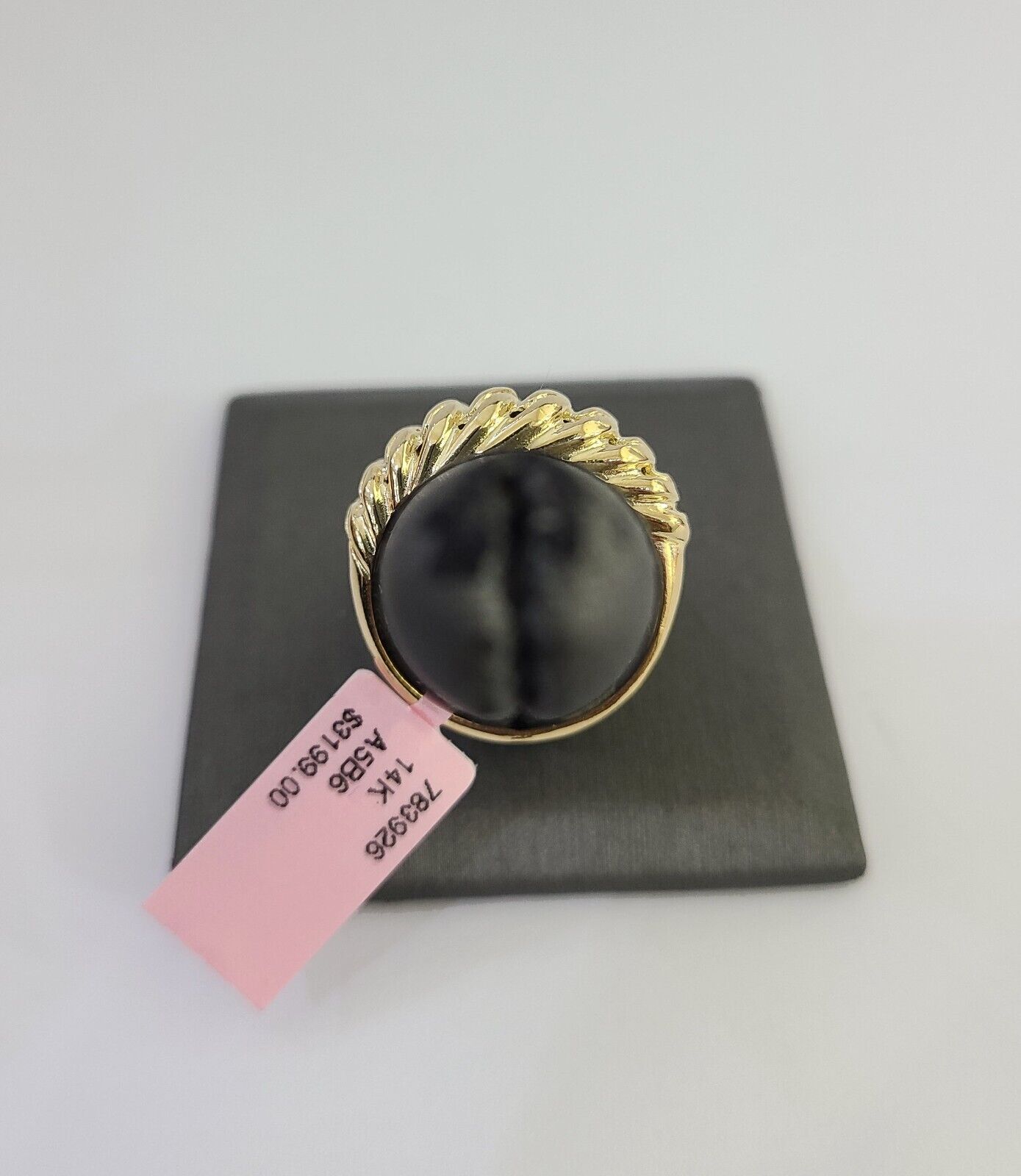 Real 14k Princesa Ring Yellow Gold Casual Ring 14kt Genuine Mens All Sizes