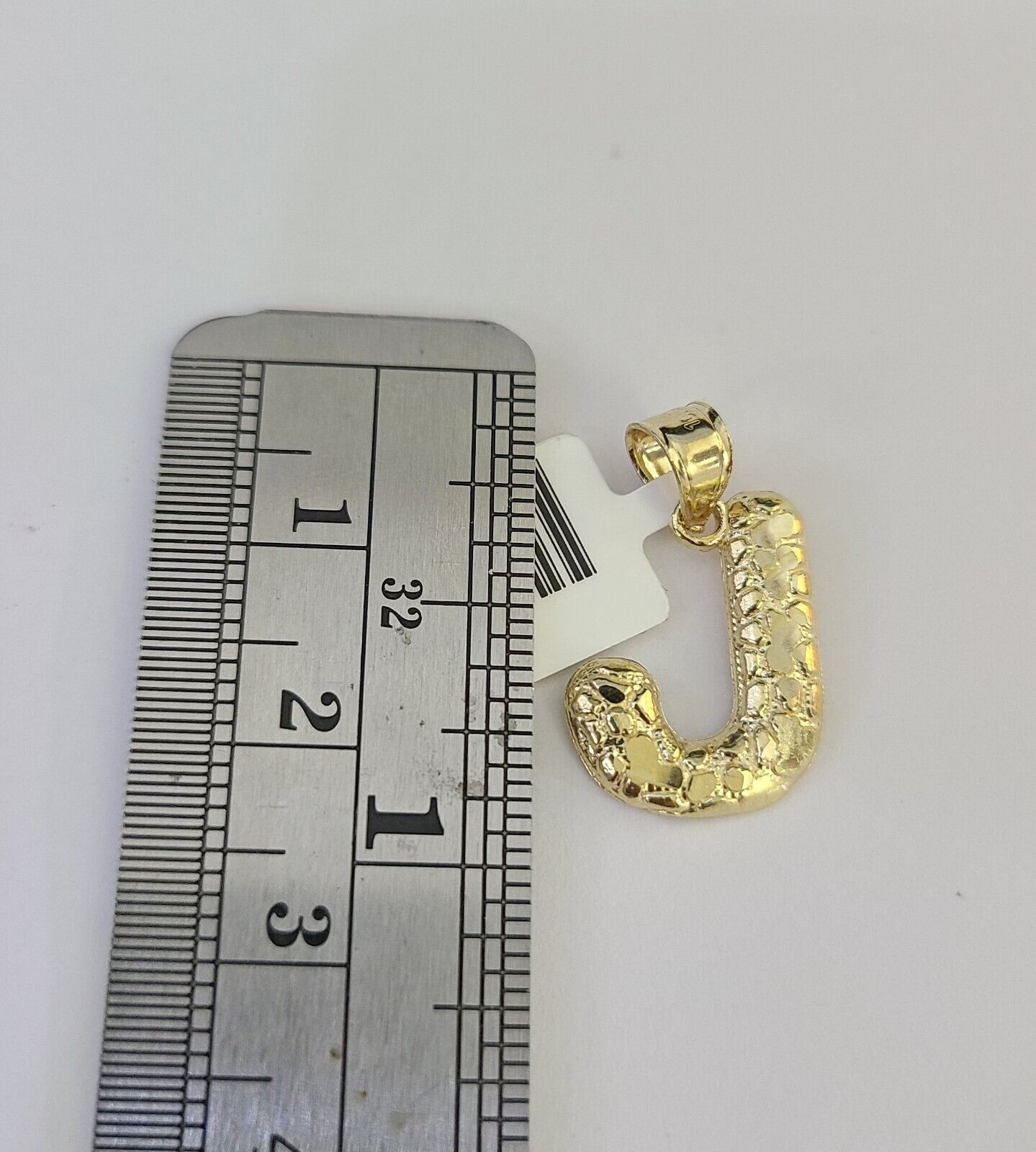 10k Gold Initial J Charm Rope Chain 16"-26" 2.5mm SET Necklace Alphabet Pendant