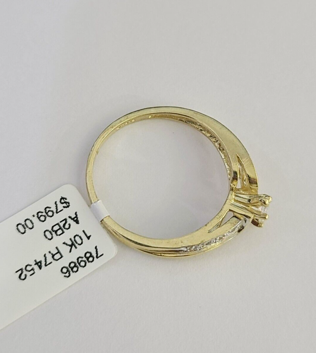Real 10k Yellow Gold Ring Wedding Engagement Casual 10Kt Genuine All Sizes