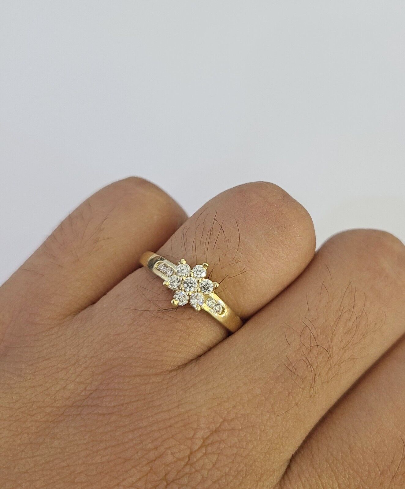 Real 10k Yellow Gold Ring Wedding Engagement Casual 10Kt Genuine All Sizes