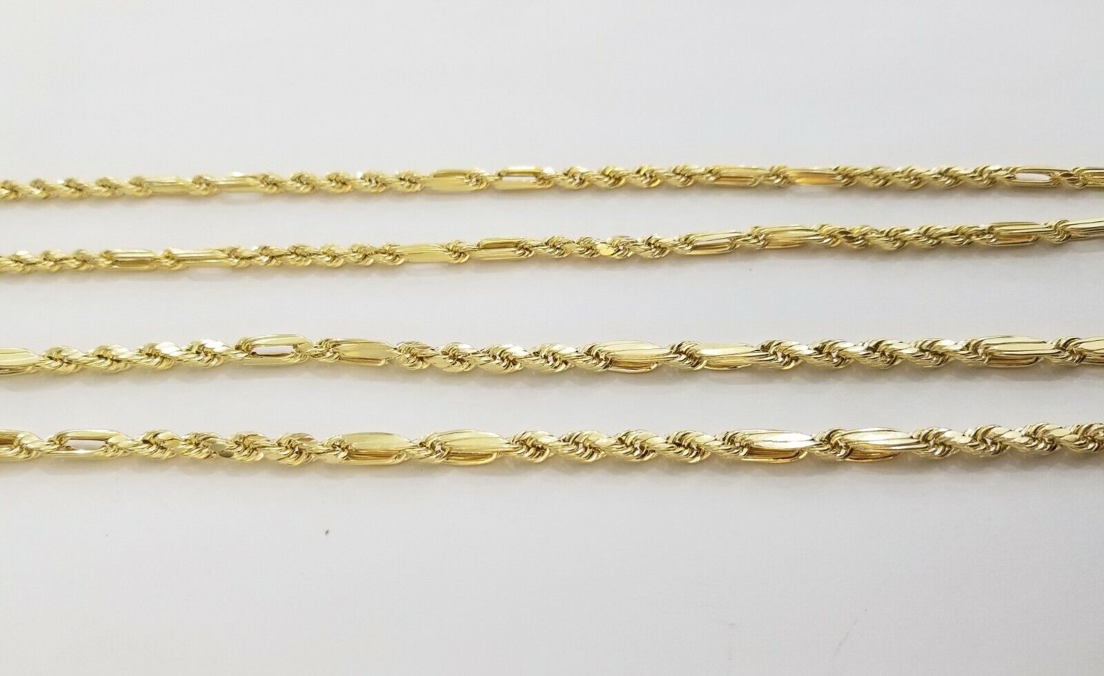 10k REAL Yellow Gold Milano Rope chain 20" 22" 24" Gold necklace Men Women 4.5mm