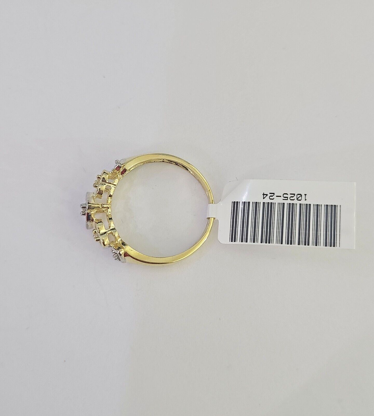 Real 10k Yellow Gold Hearts Ring Wedding Engagement Casual 10Kt Genuine All Sizes