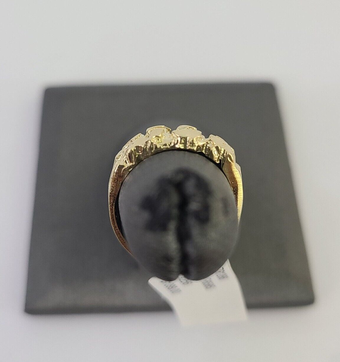 Real 10k Nugget Ring Yellow Gold Casual Ring 10kt Genuine Kids All Sizes