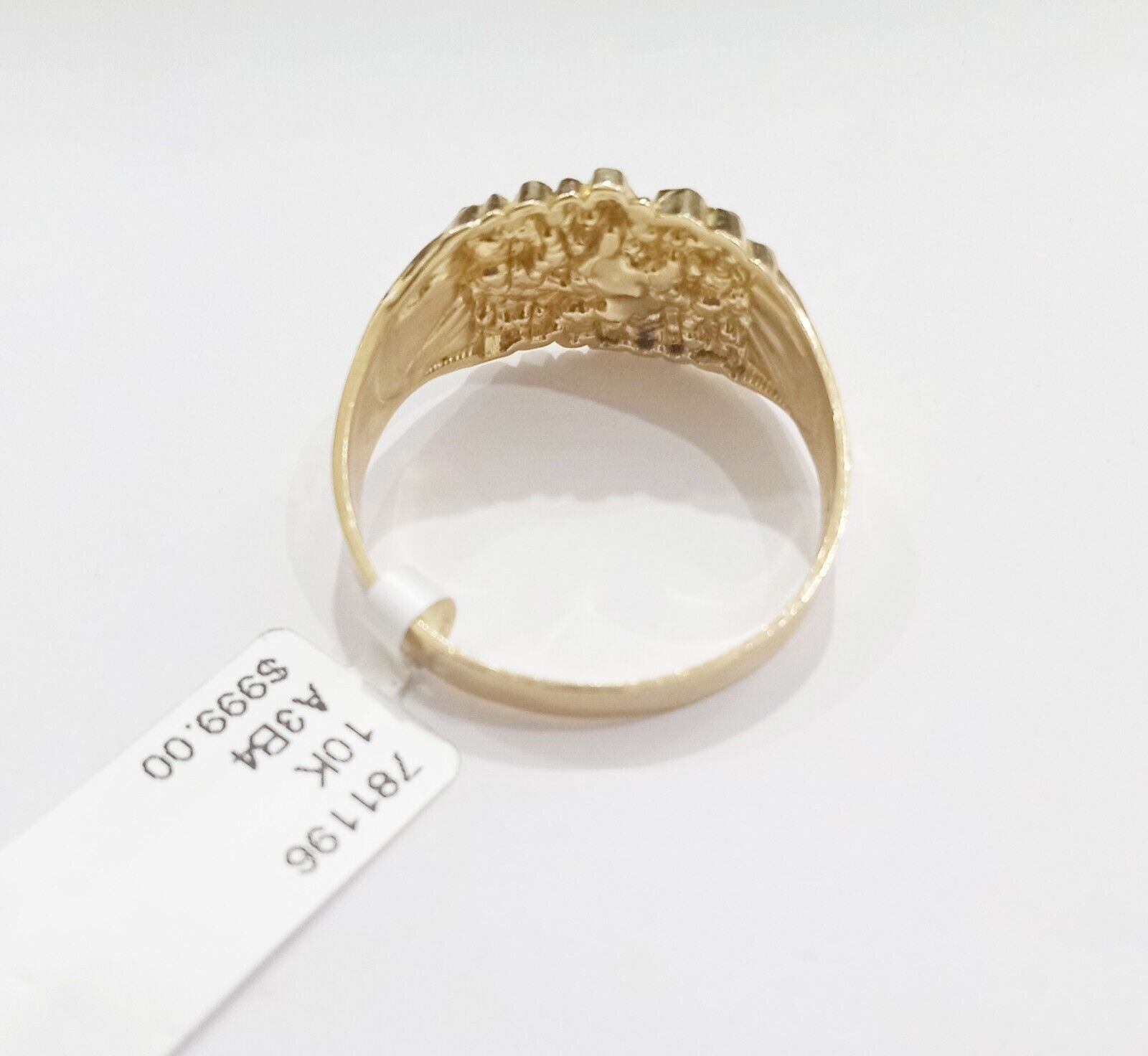 Real 10k Yellow Gold Nugget Ring Band All Sizes 10kt gold Casual  Pinky