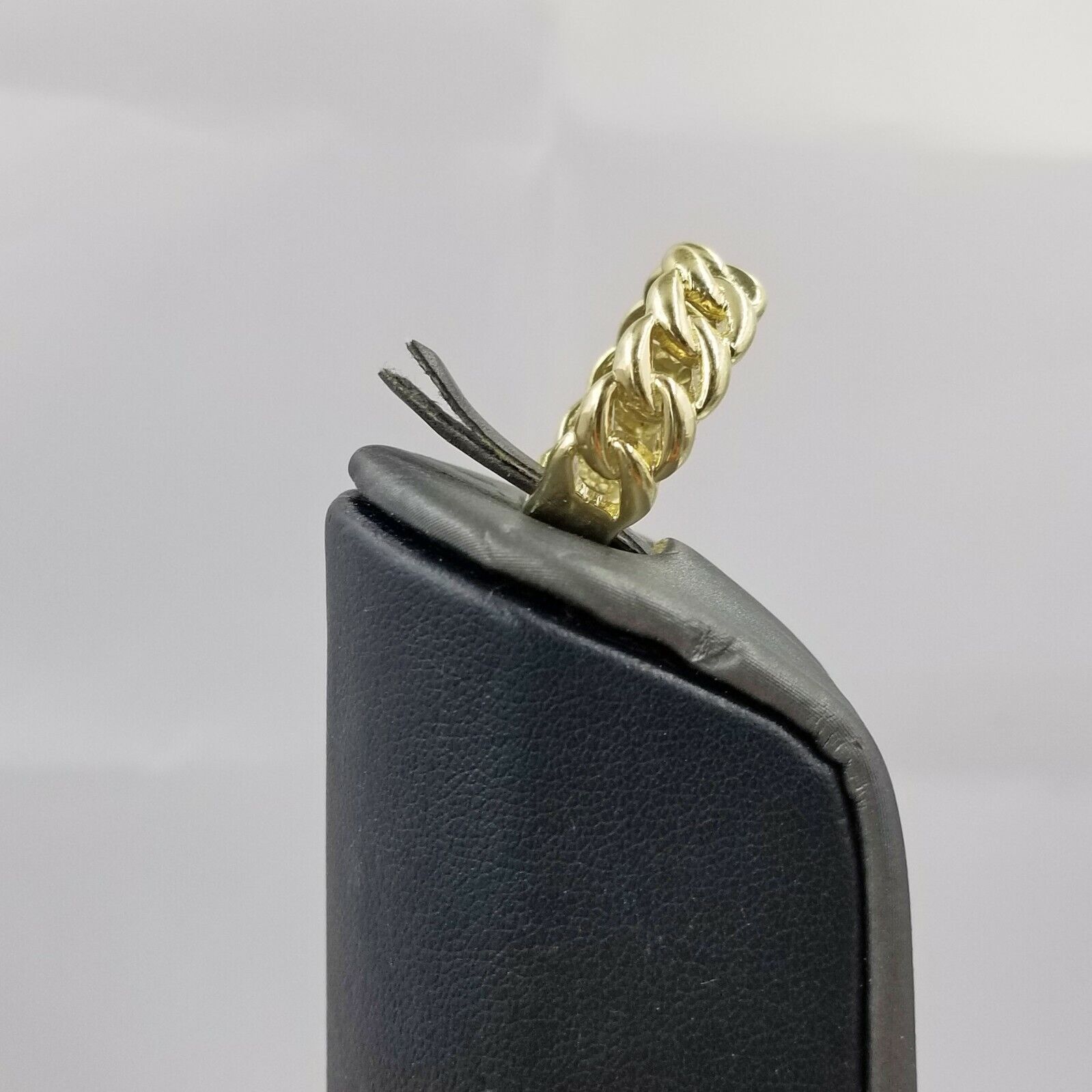 REAL 10K Yellow Gold Miami Cuban Ring Band Style Sizable Rings Men Women Pinky All Sizes