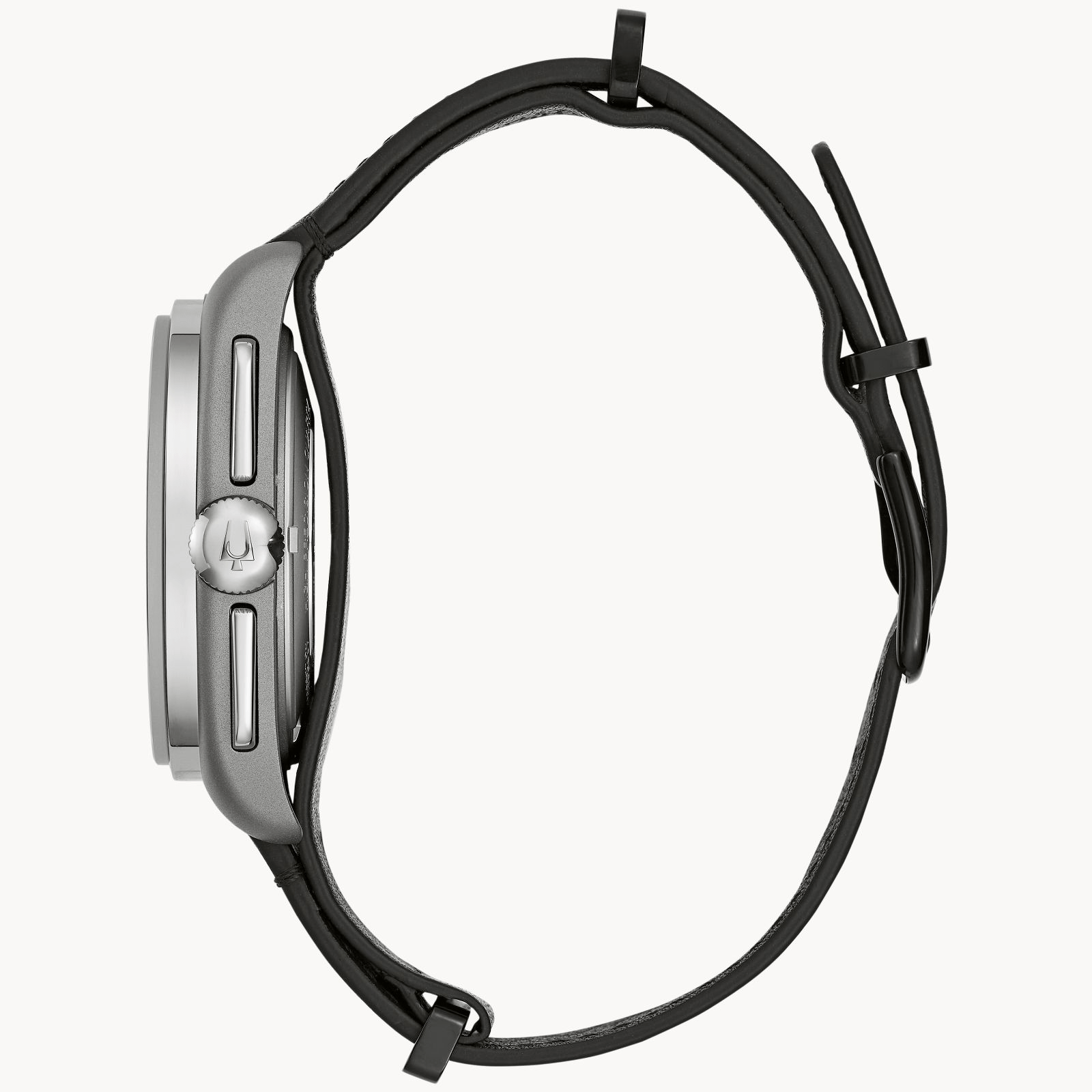 Brand New Bulova Lunar Pilot Meteorite Stainless Steel Gray Dial Watch 96A312 - GoldenlinQ