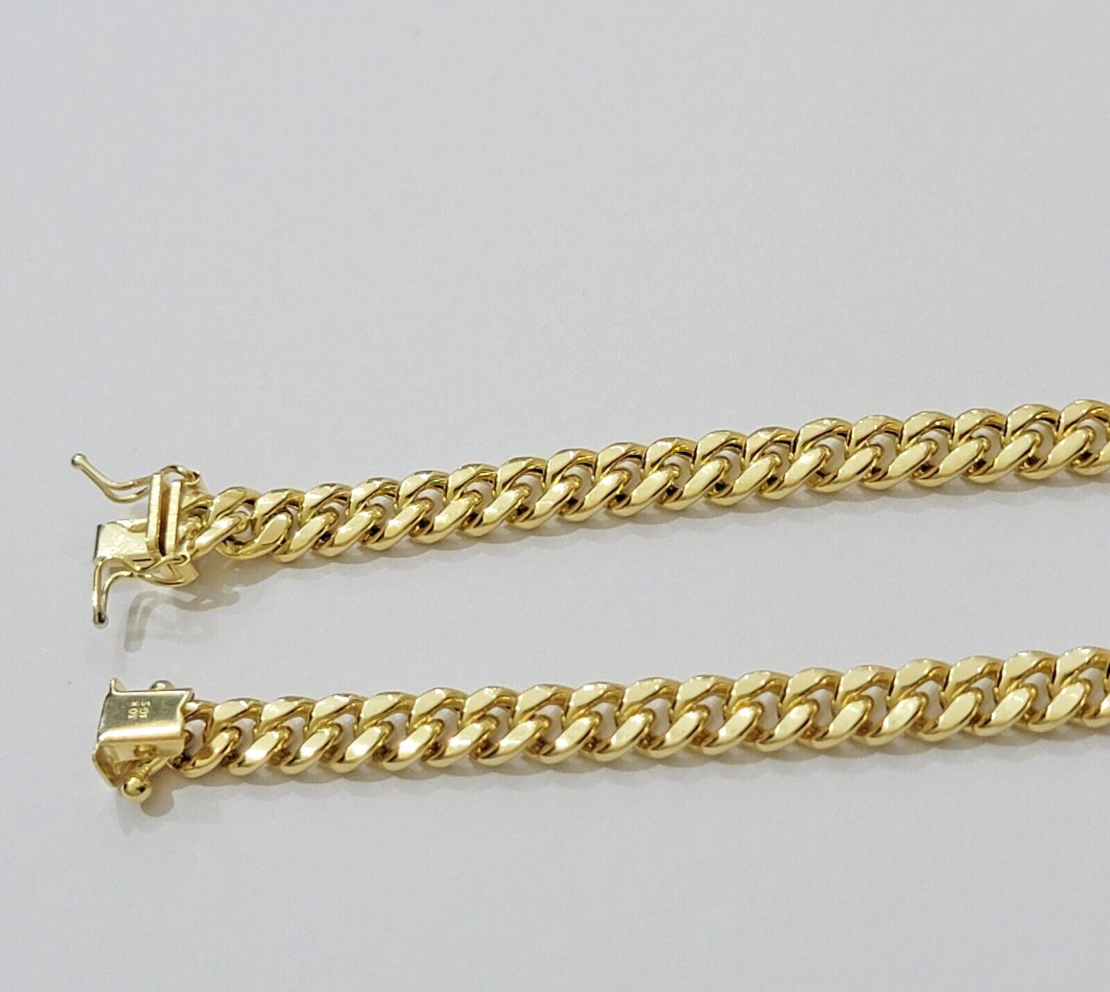 Mens 10k Gold Chain Necklace 6mm Miami Cuban Link 18 - 28 Inch REAL 10kt Yellow - GoldenlinQ