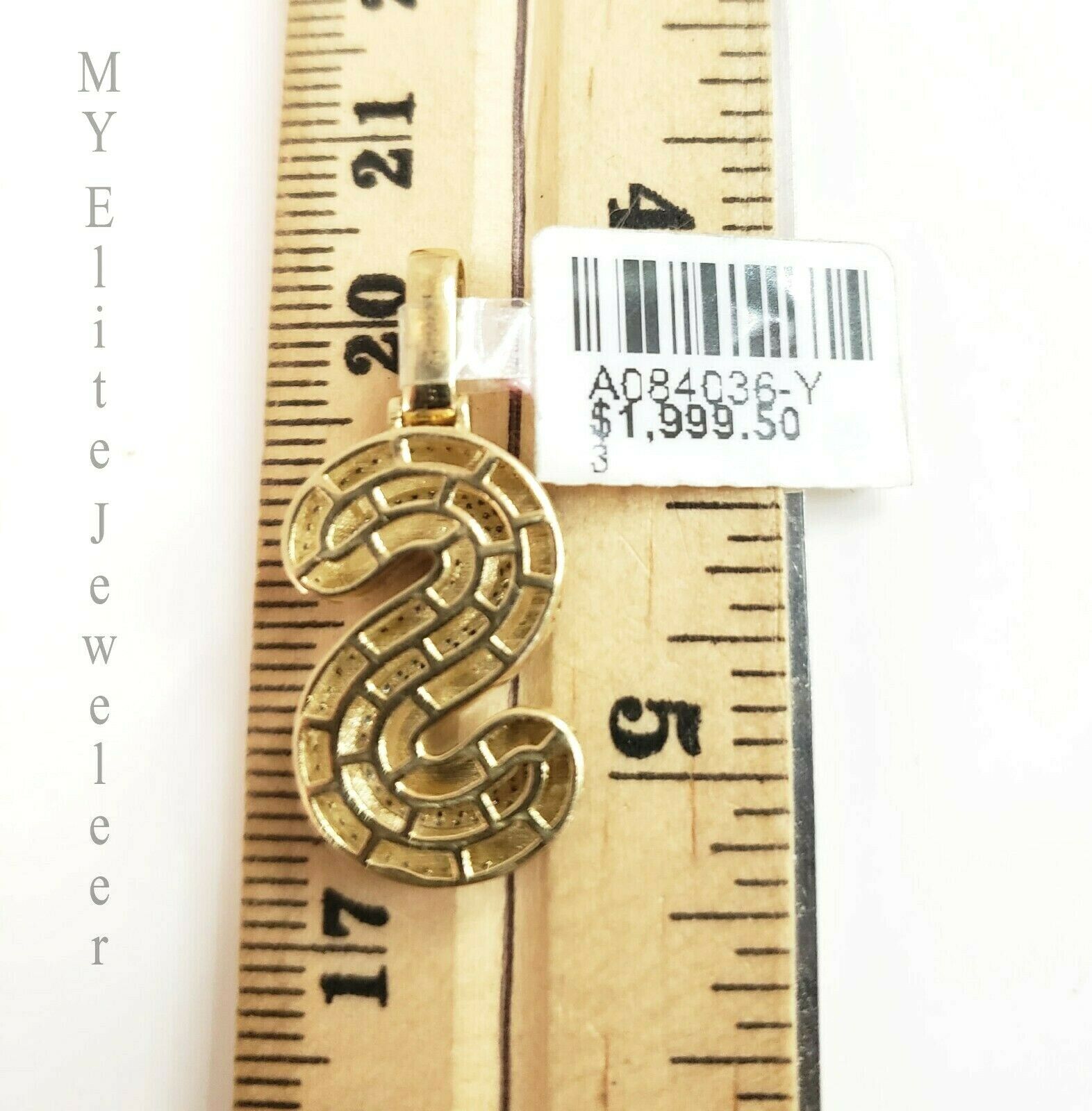 Mens Ladies Solid 10k 0.30CT Initial S Diamond Pendant Yellow Gold Alphabet REAL - GoldenlinQ