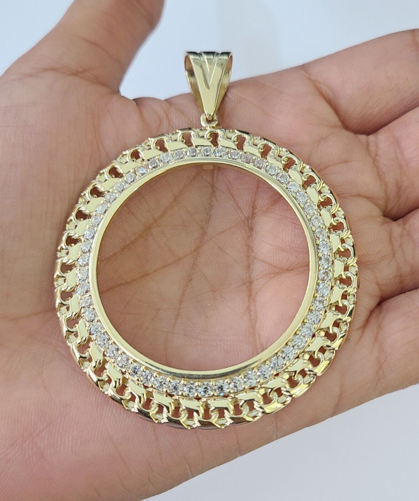 Real 10k Bezel Ring Centenario Coin Yellow Gold Mexico Mexican Coin - GoldenlinQ