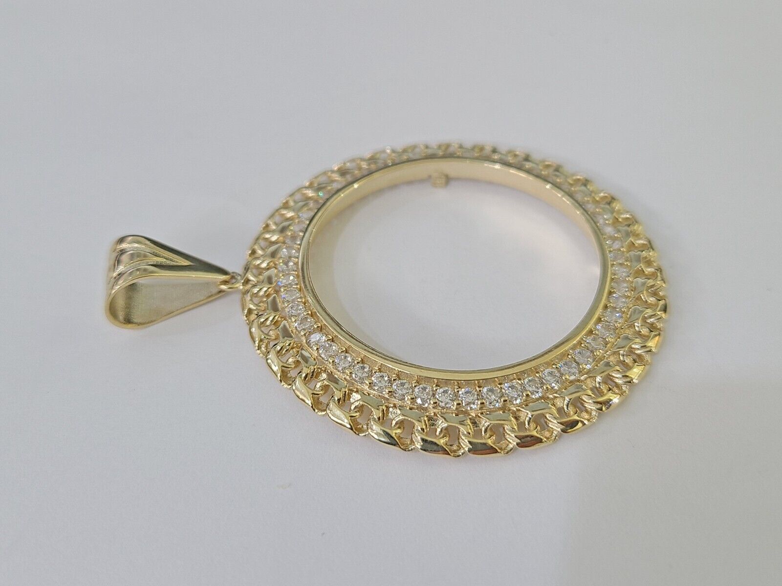 Real 10k Bezel Ring Centenario Coin Yellow Gold Mexico Mexican Coin - GoldenlinQ