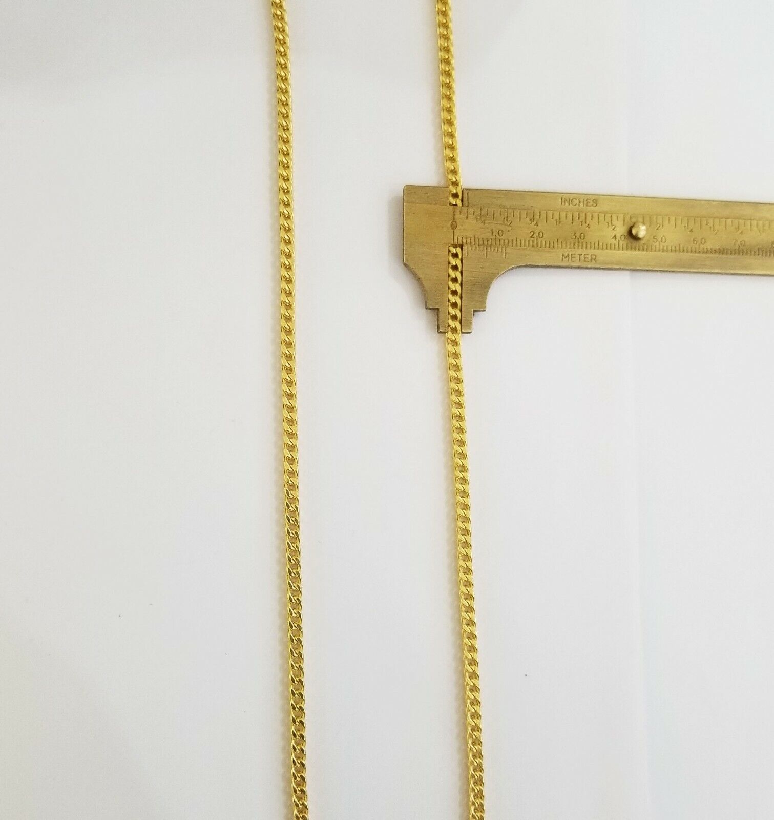 Real 10k Franco Yellow gold Chain 3mm 26 inch necklace lobster lock 10kt - GoldenlinQ